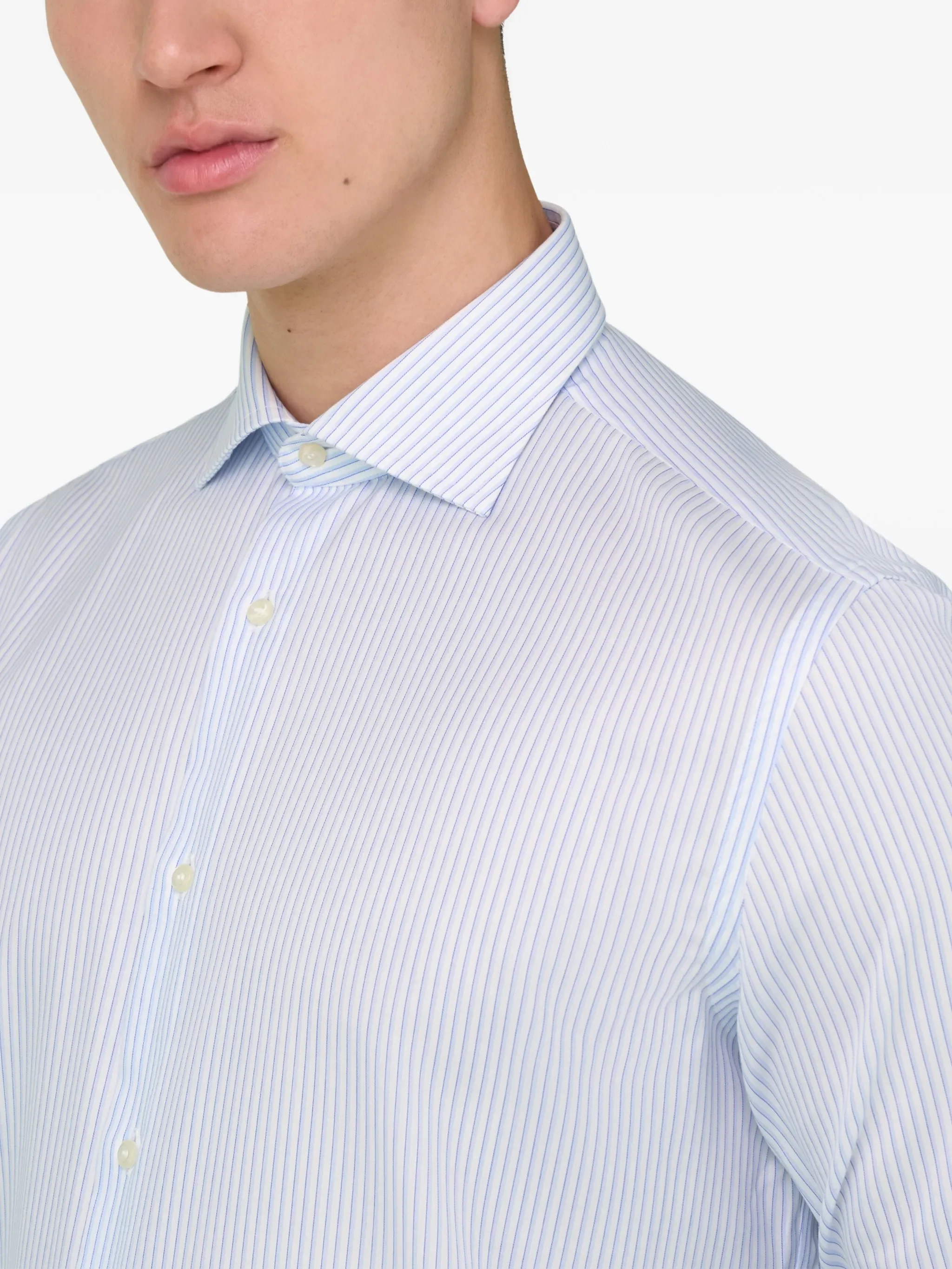 Boggi Milano - Striped Windsor-collar Shirt