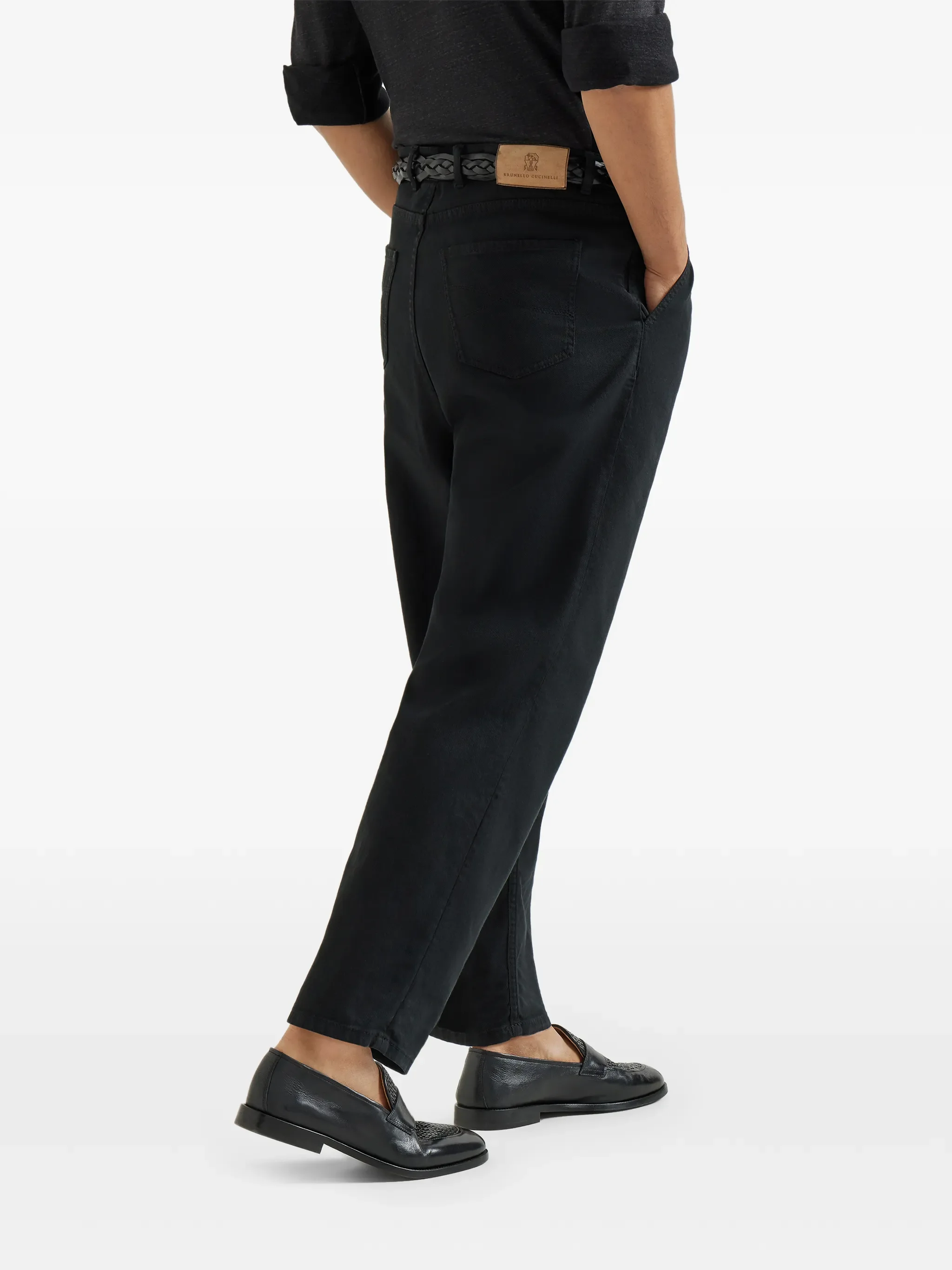 Brunello Cucinelli - Double-pleats Five-pocket Trousers