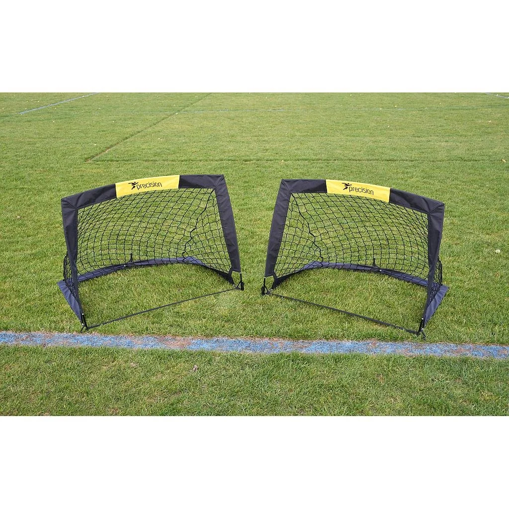 Precision Foldable Mini Goals – Pop-Up Frame Goal Set with Carry Bag