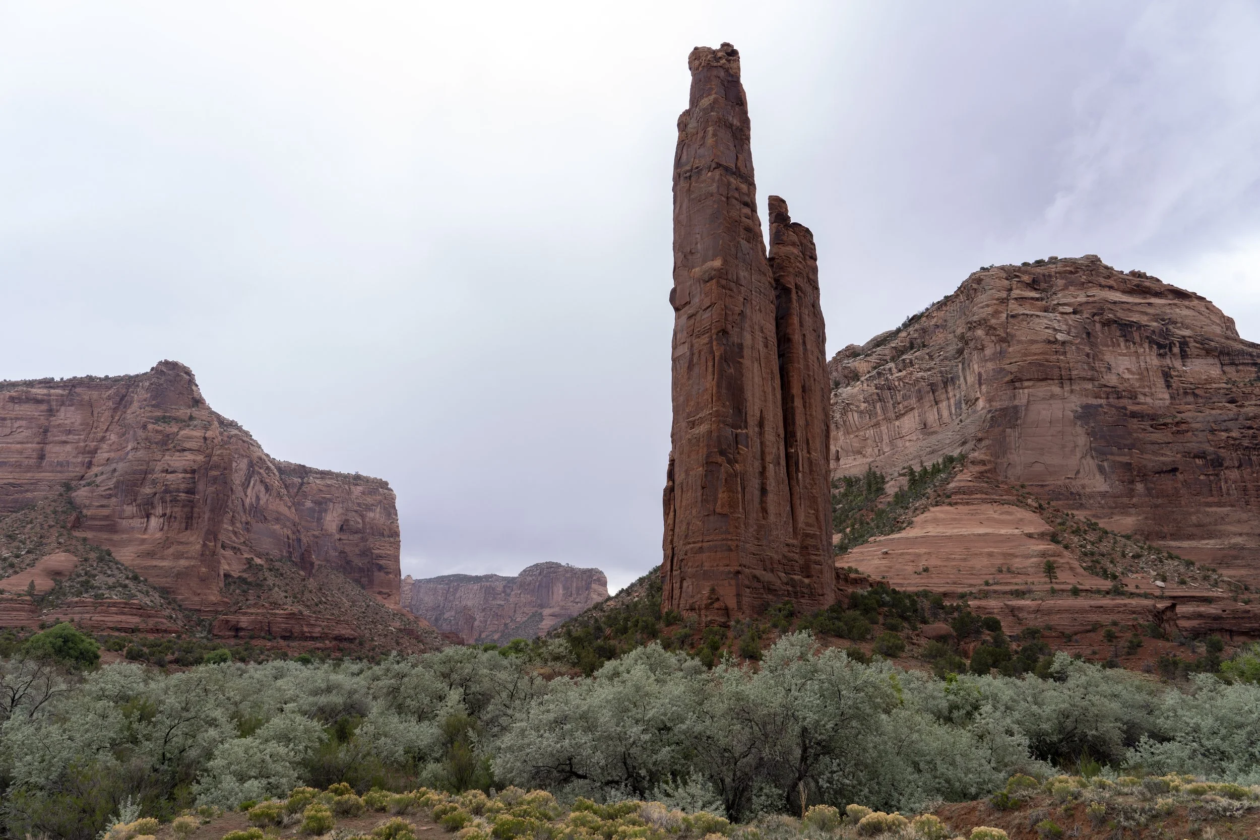 230m tall Spider Rock
