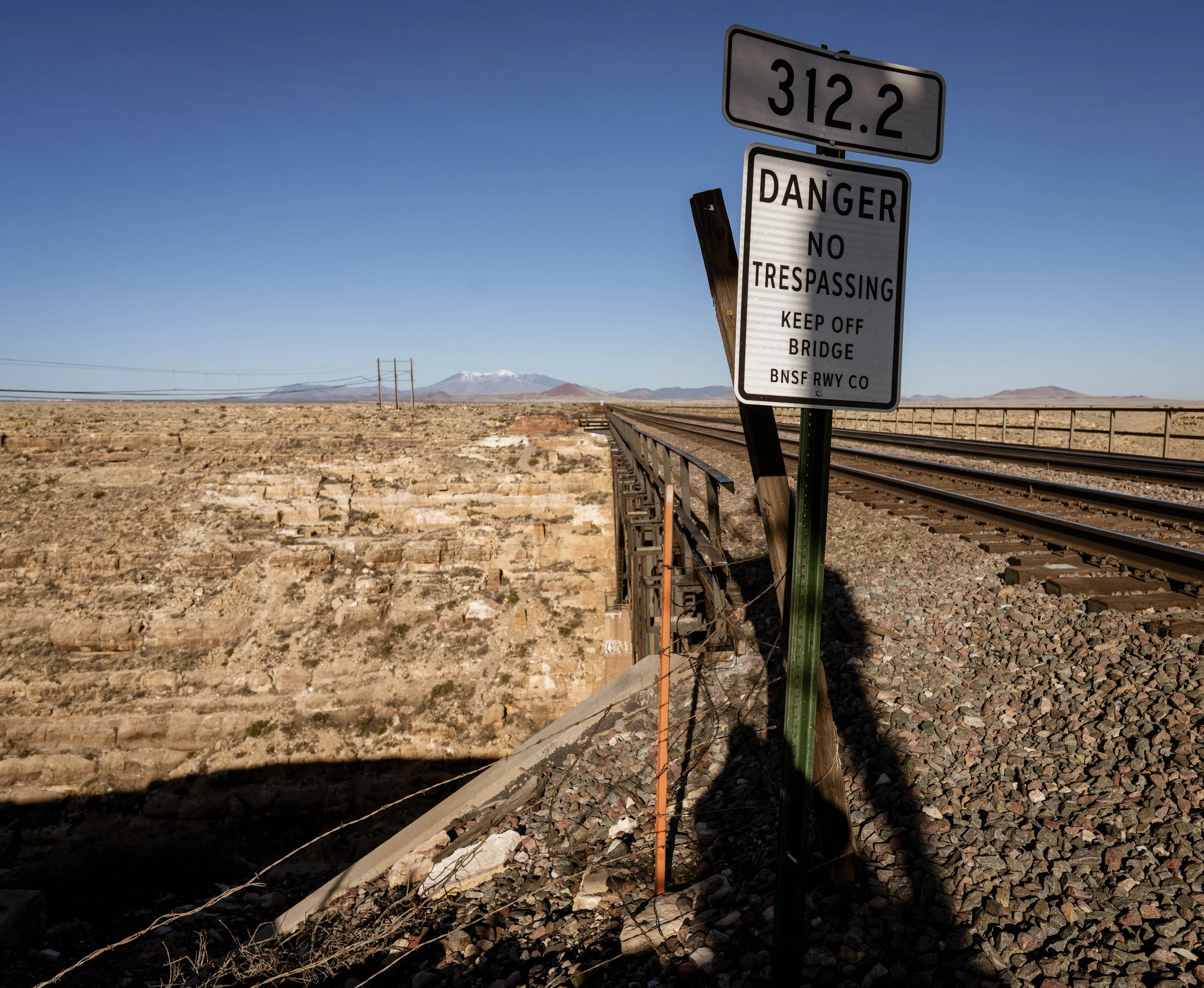 Canyon Diablo looking west towards Flagstaff