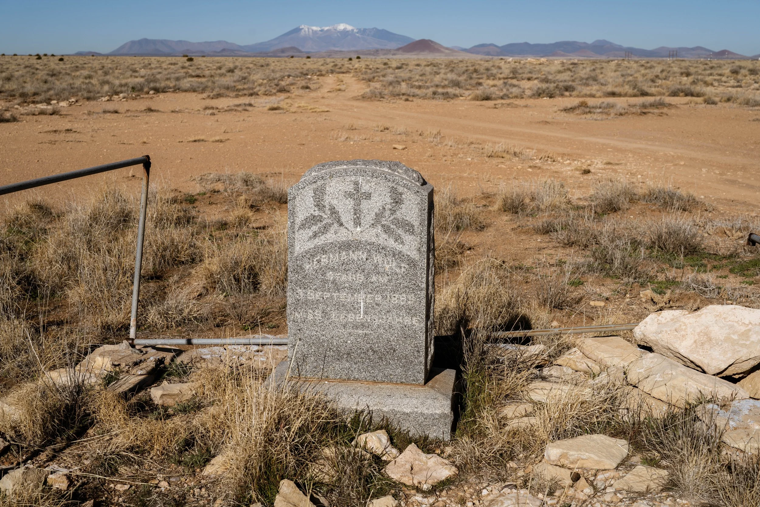 Grave of Hermann Wolf, trader, 1830-1899