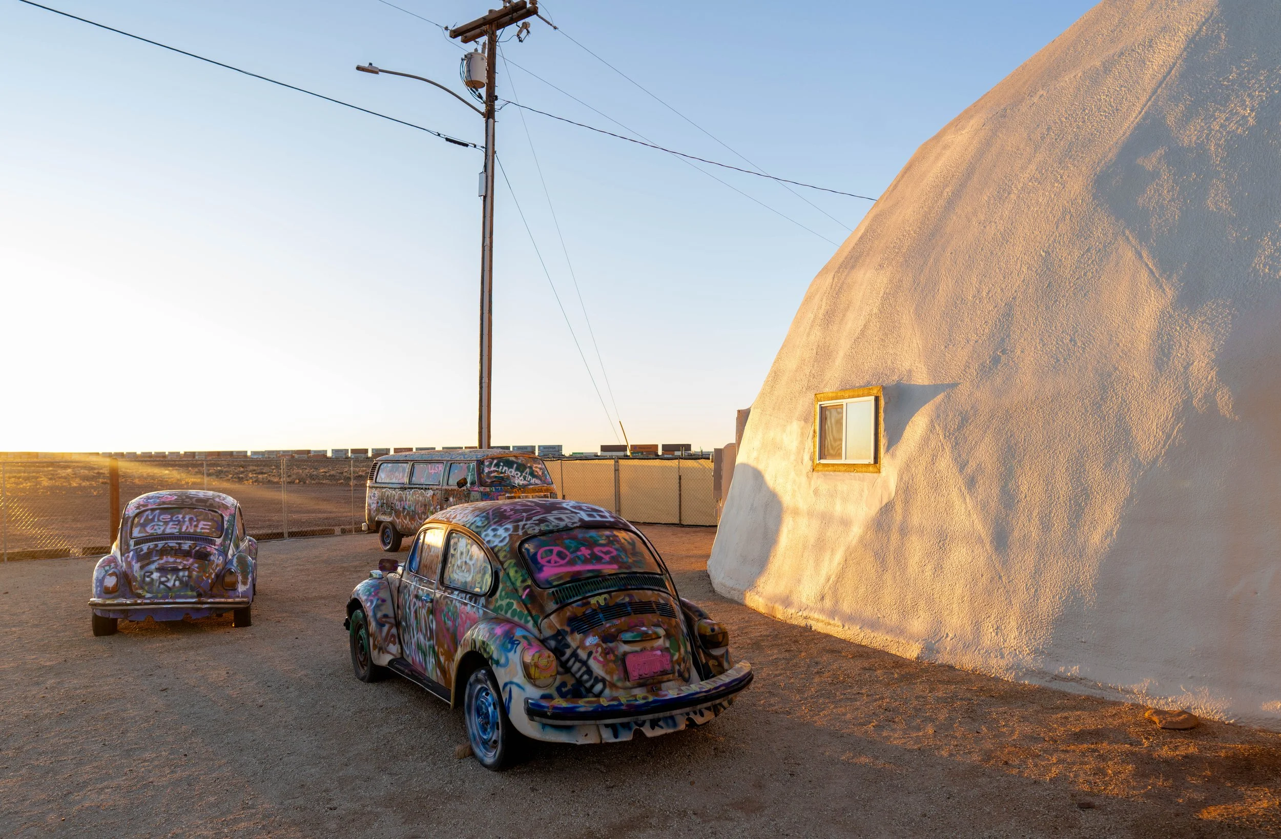 Meteor City employee parking