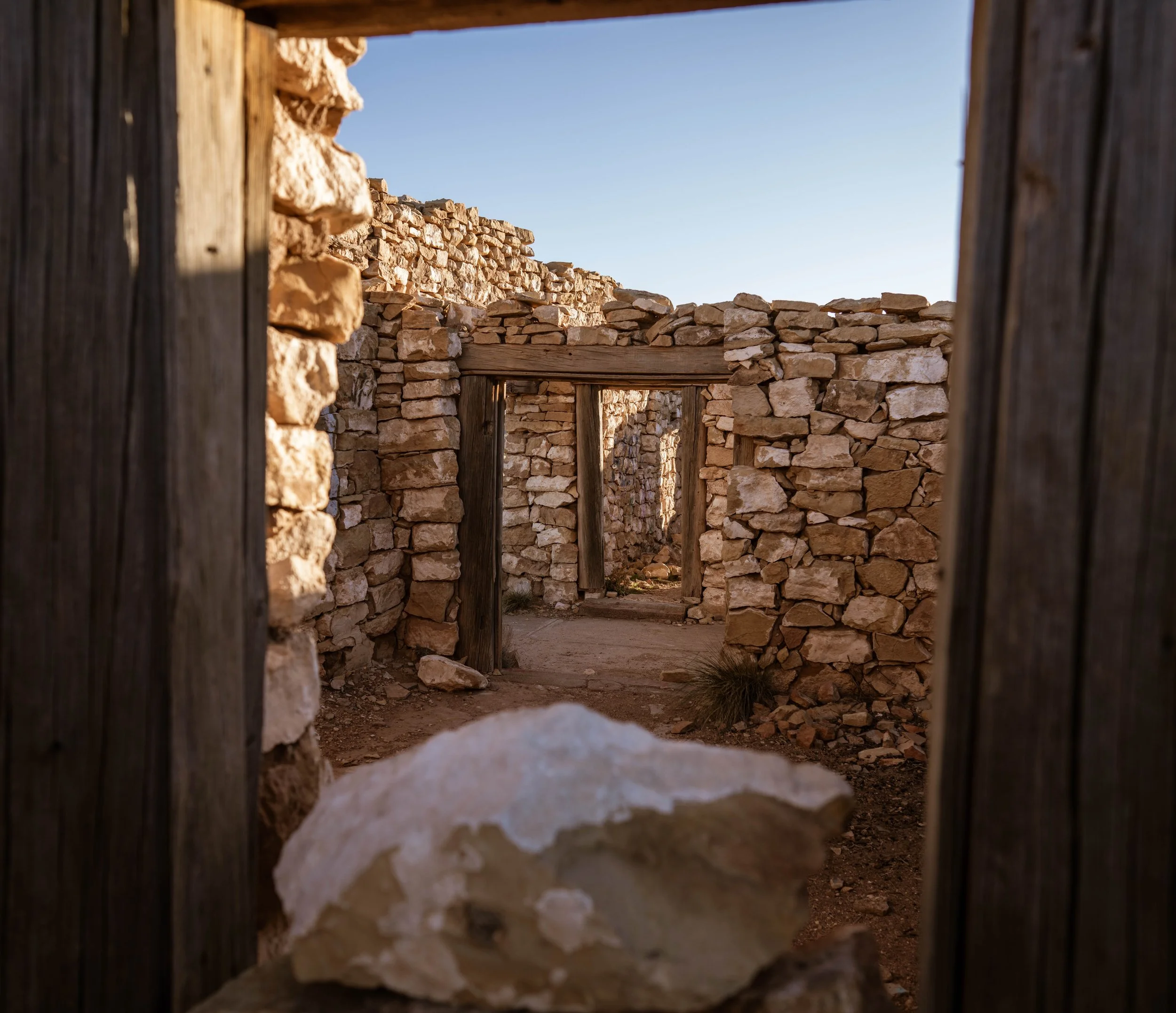 Trading post interior