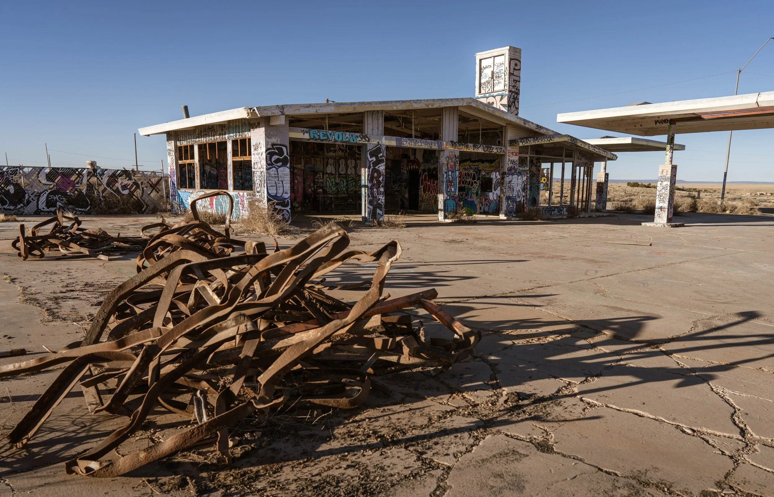 Two Guns Shell Station, circa 1955
