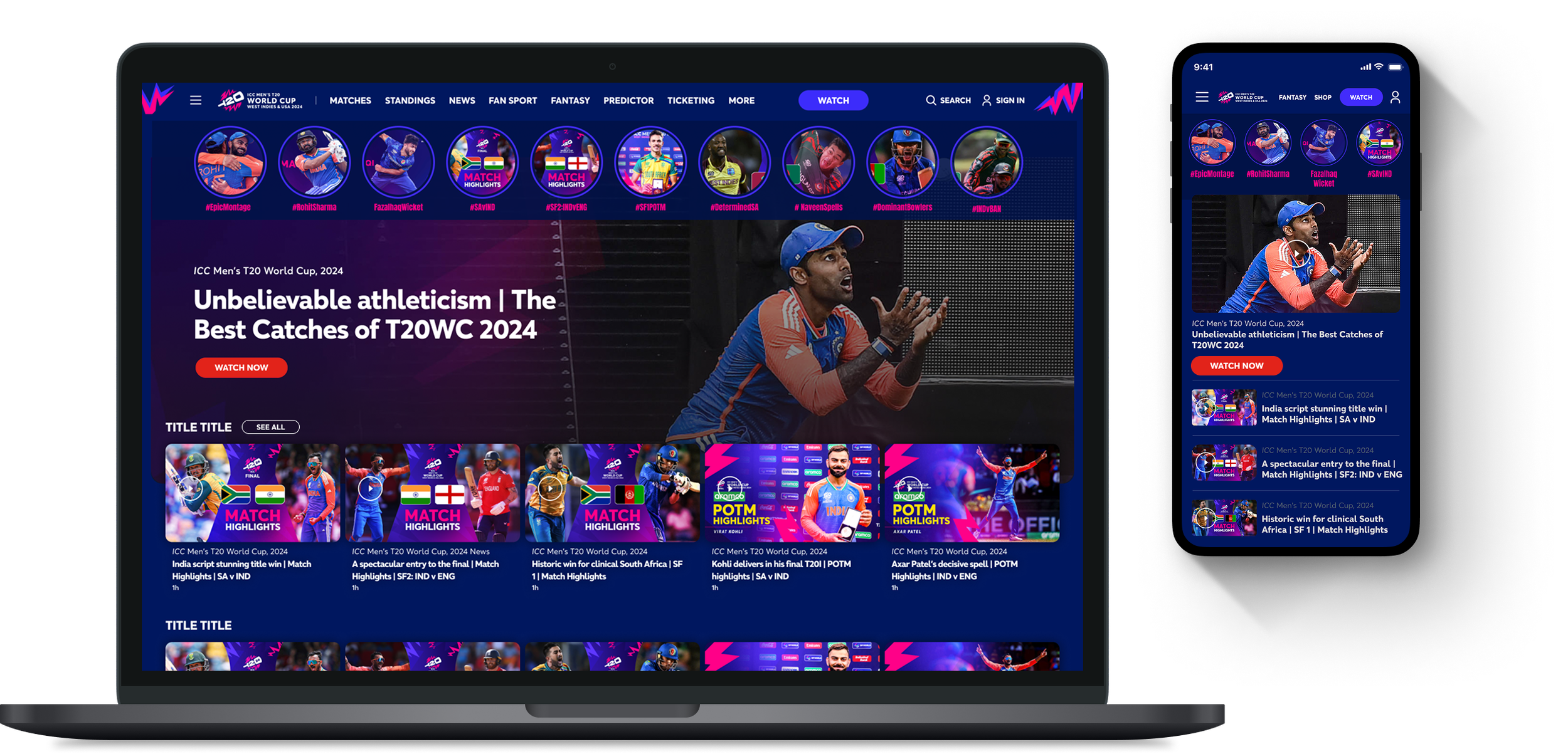 New designs for the homepage. Description in the box below