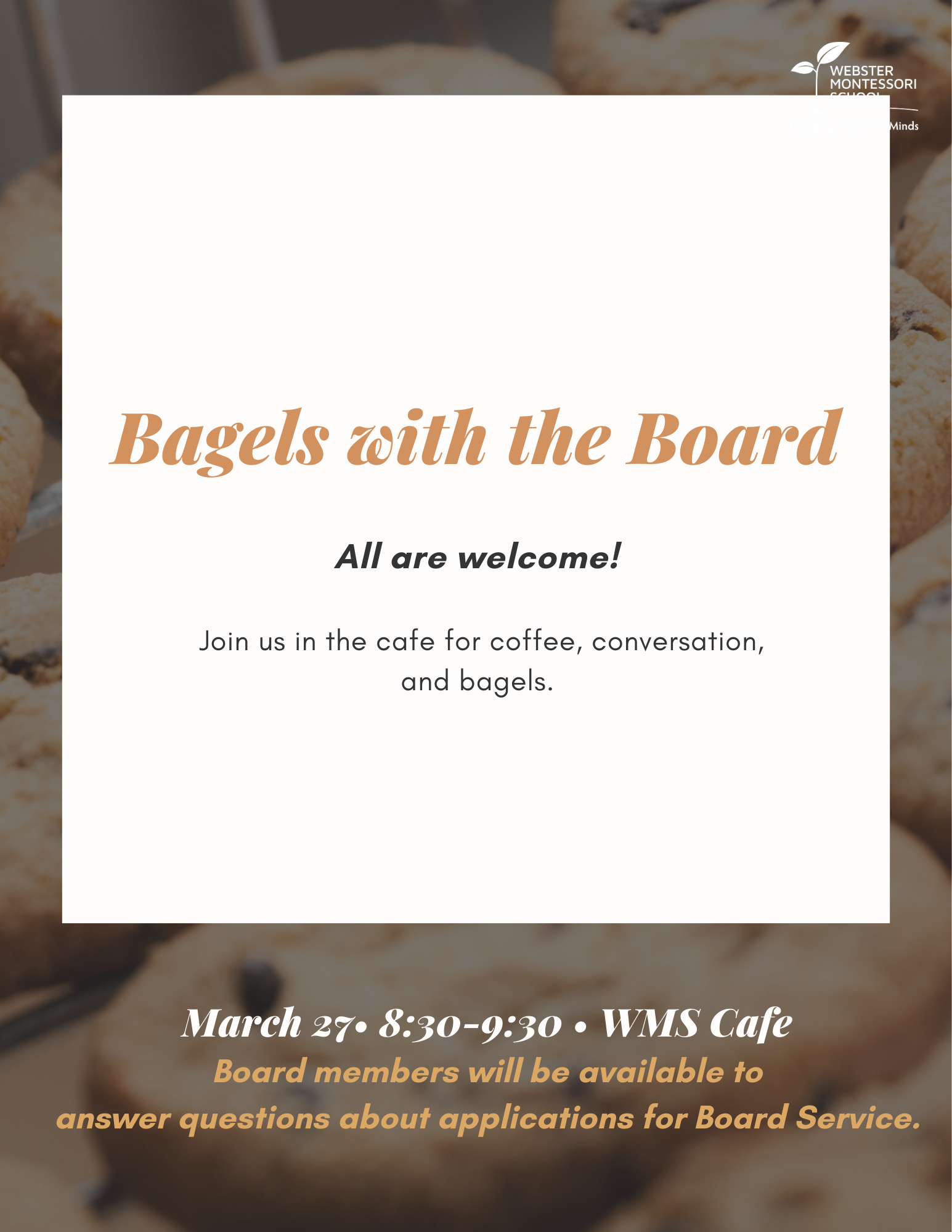 Bagels with the Board