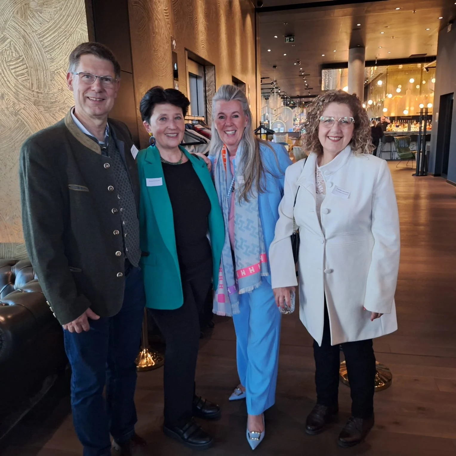 Michael and Micheala Wukoschitz, Silke Siebert and Jacqueline Tanti Dougall