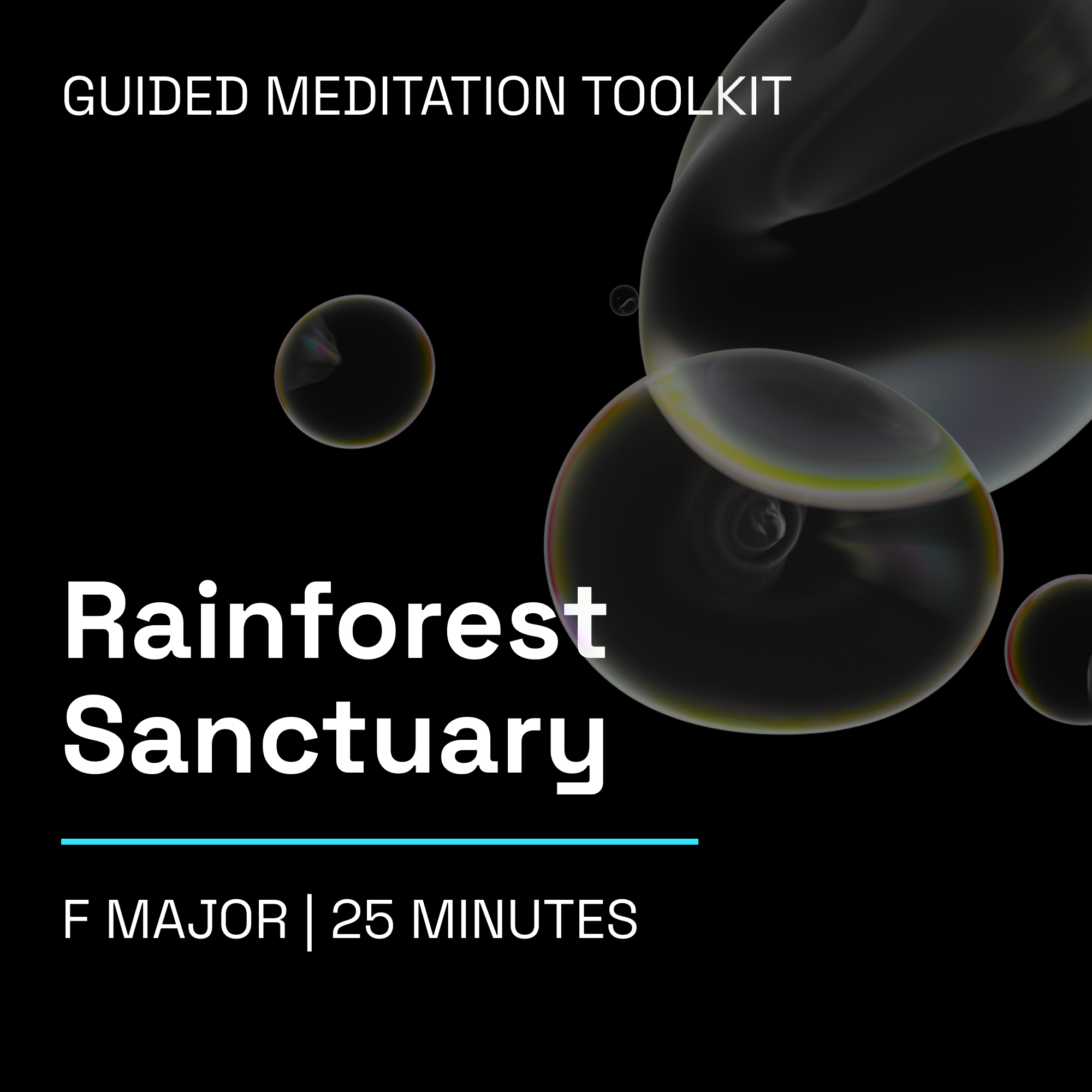 Rainforest Sanctuary – 25 Minute Guided Meditation Toolkit (F Major)