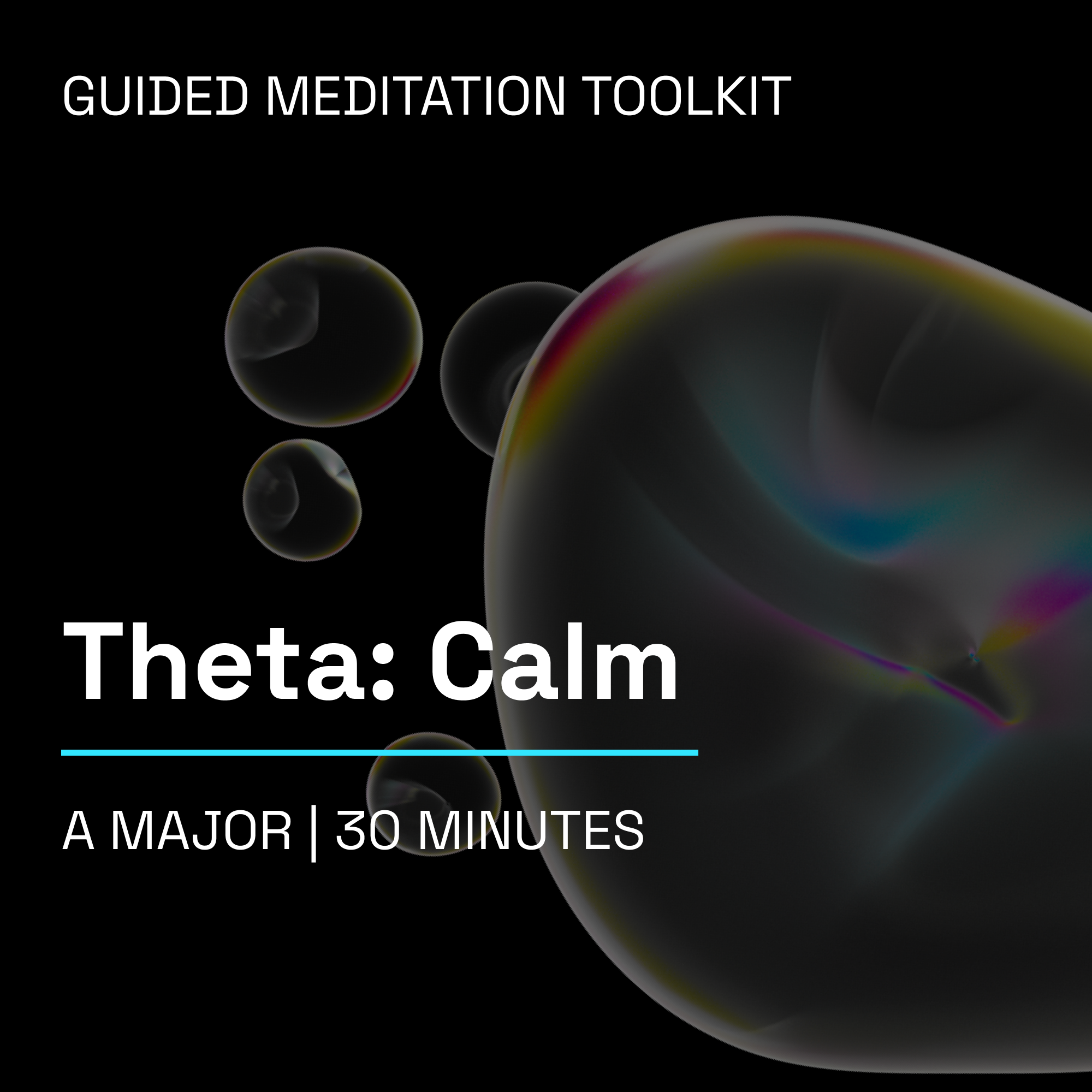 Theta Calm – 30 Minute Background Music Toolkit for Guided Meditation (A Major)
