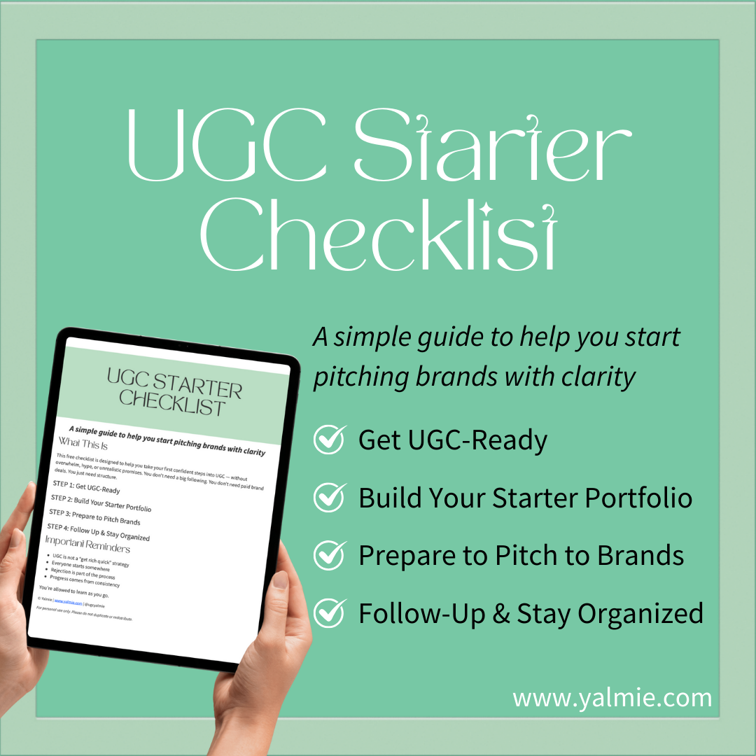 UGC Starter Checklist