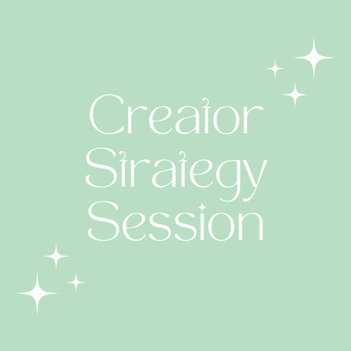 Creator Strategy Session