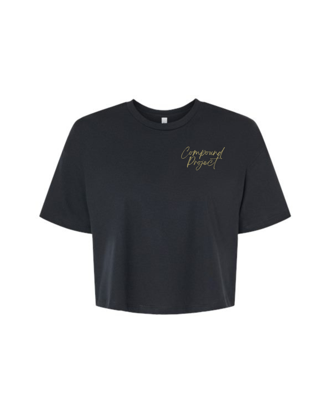 OPBED Womens  Crop Tee Front black.png