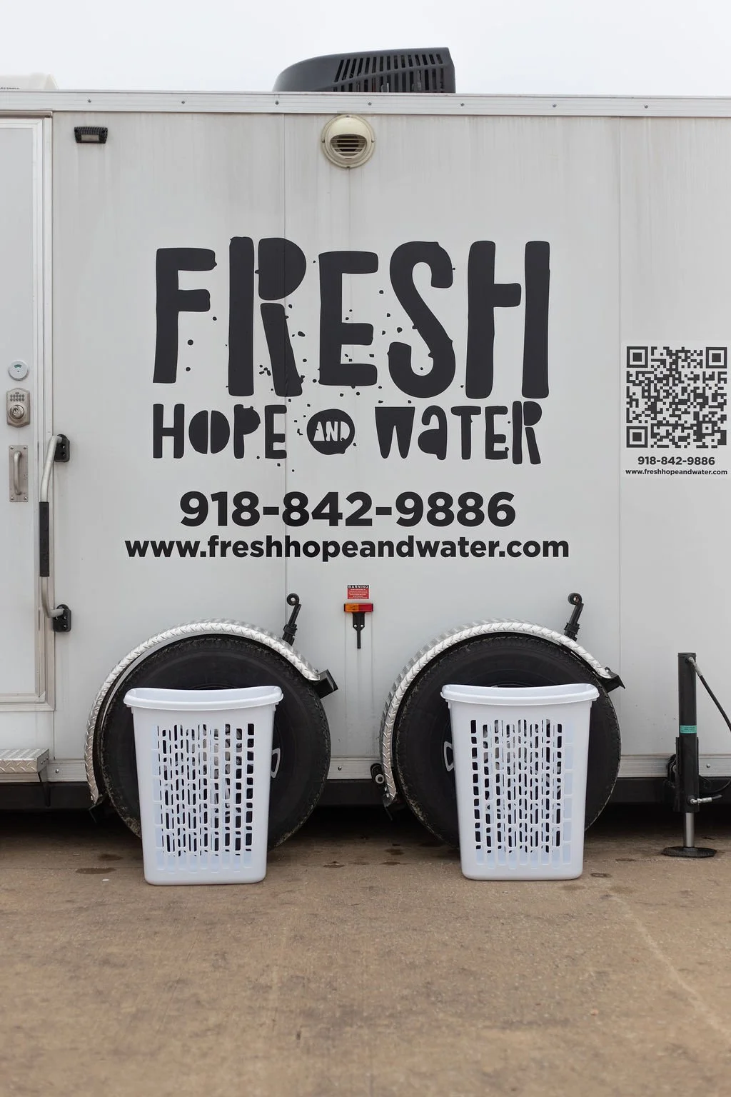 Fresh Hope and Water Shower Trailer