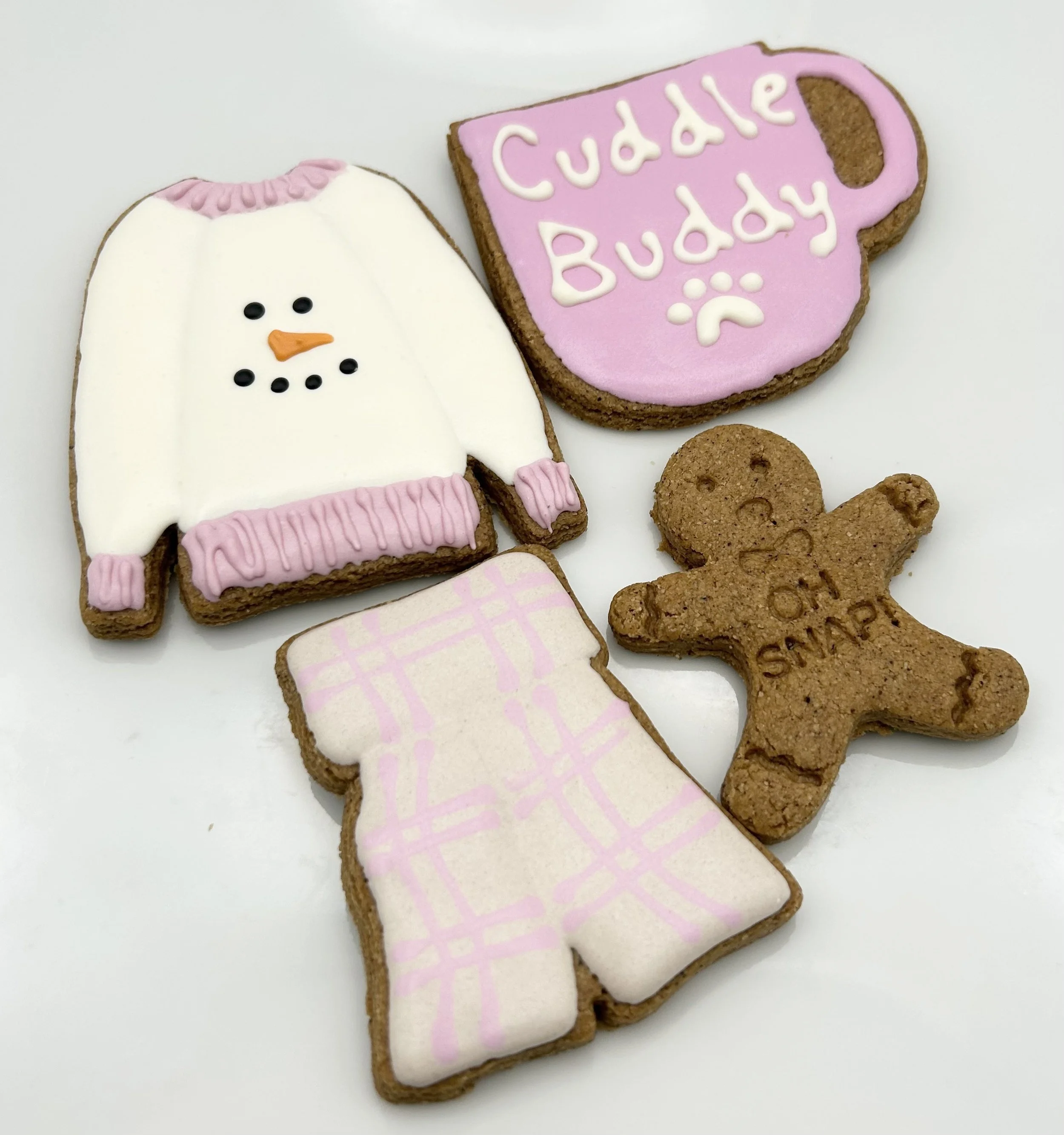 Peanut Butter Iced Cookies - Natural Dog Treats