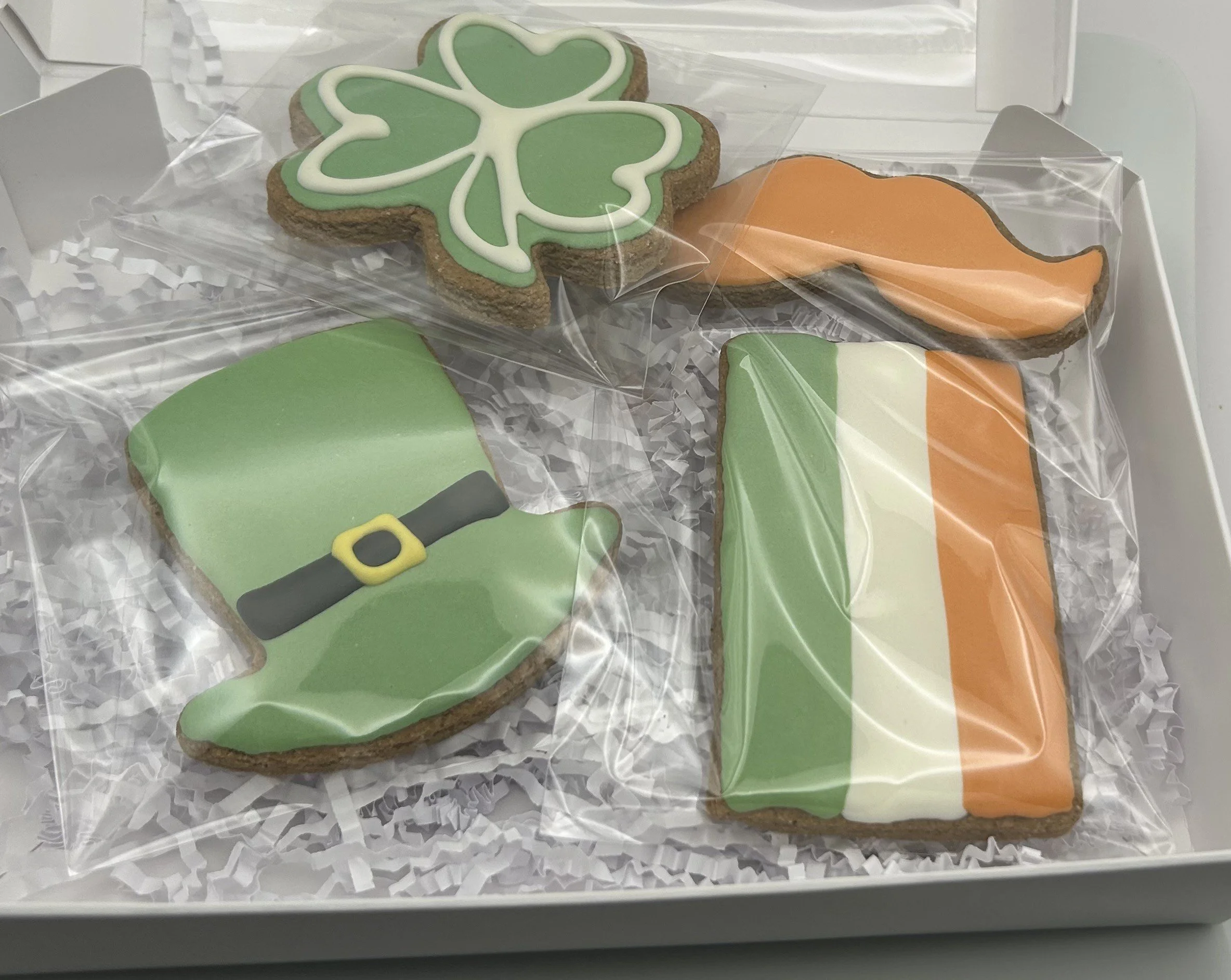 Peanut Butter Iced Cookies - Natural Dog Treats