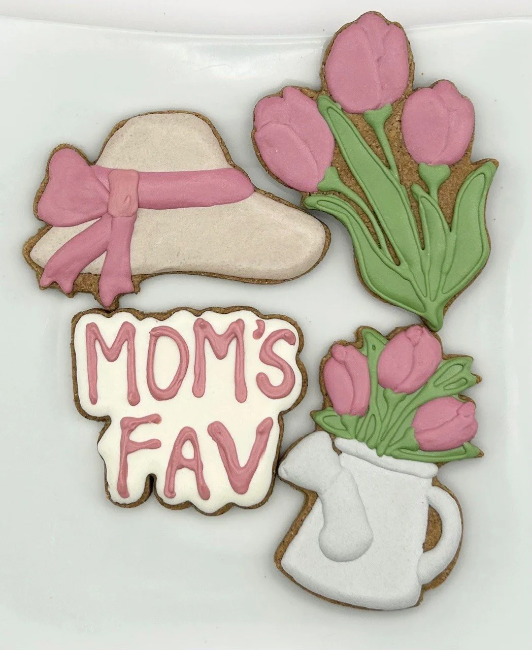 Peanut Butter Iced Cookies - Natural Dog Treats