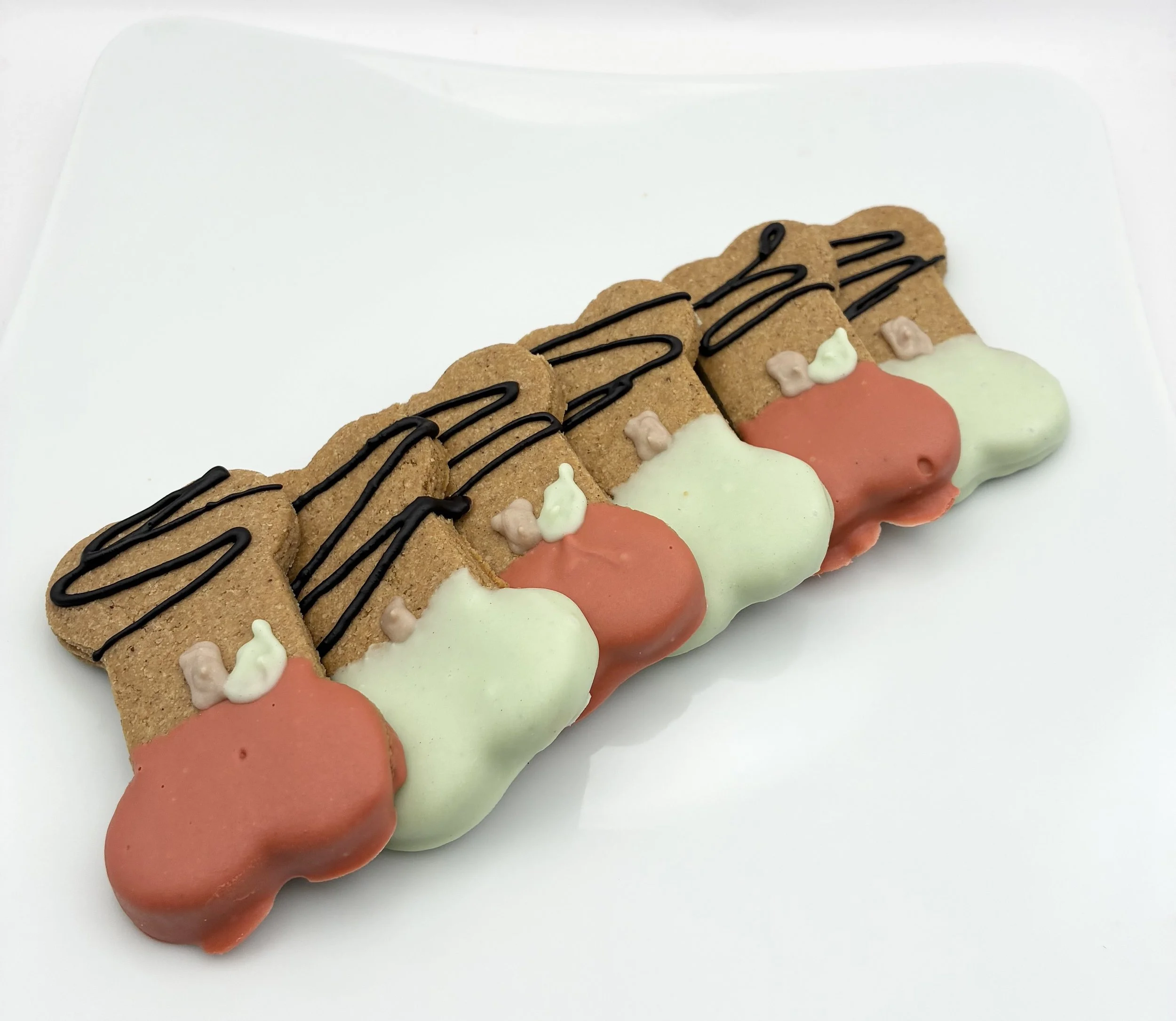 Peanut Butter & Yogurt/Carob - Holiday-Themed Natural Dog Treats