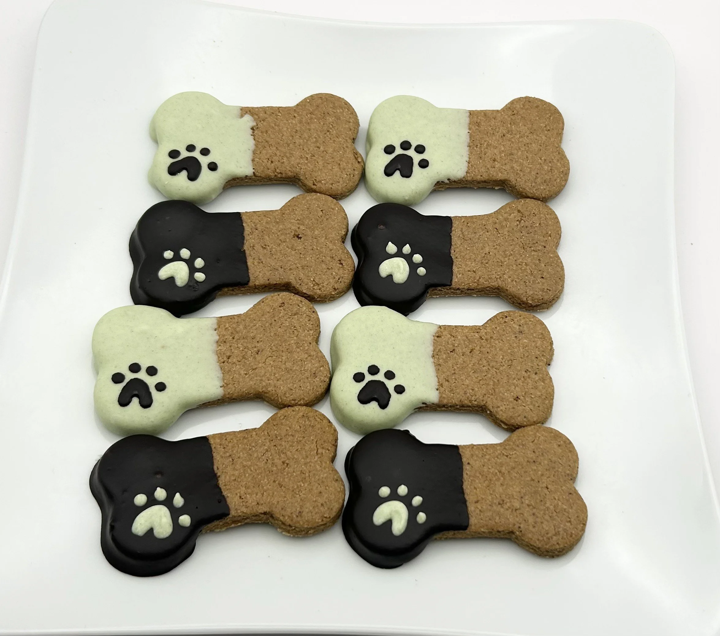 Peanut Butter & Yogurt/Carob - Holiday-Themed Natural Dog Treats