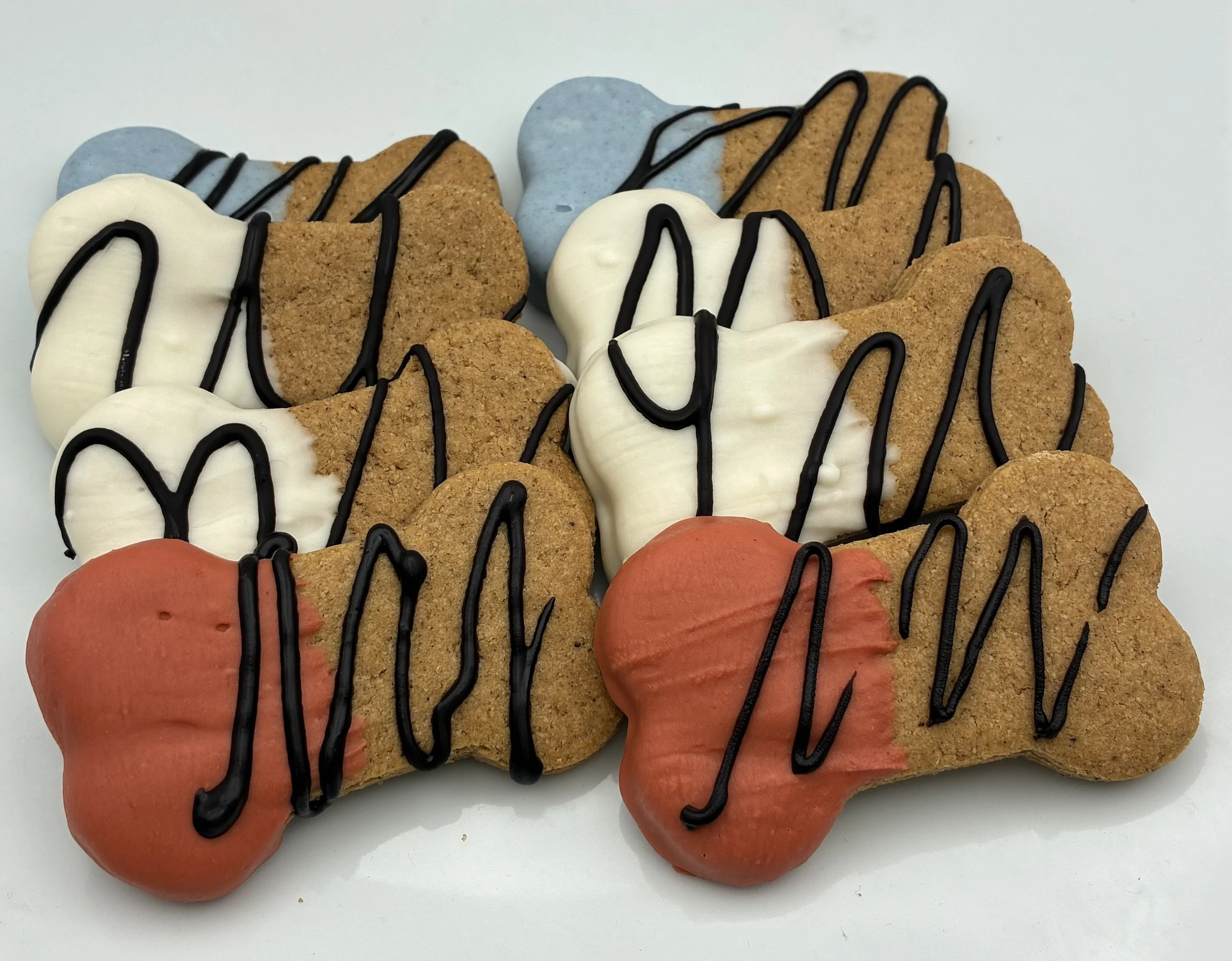 Peanut Butter & Yogurt/Carob - Holiday-Themed Natural Dog Treats