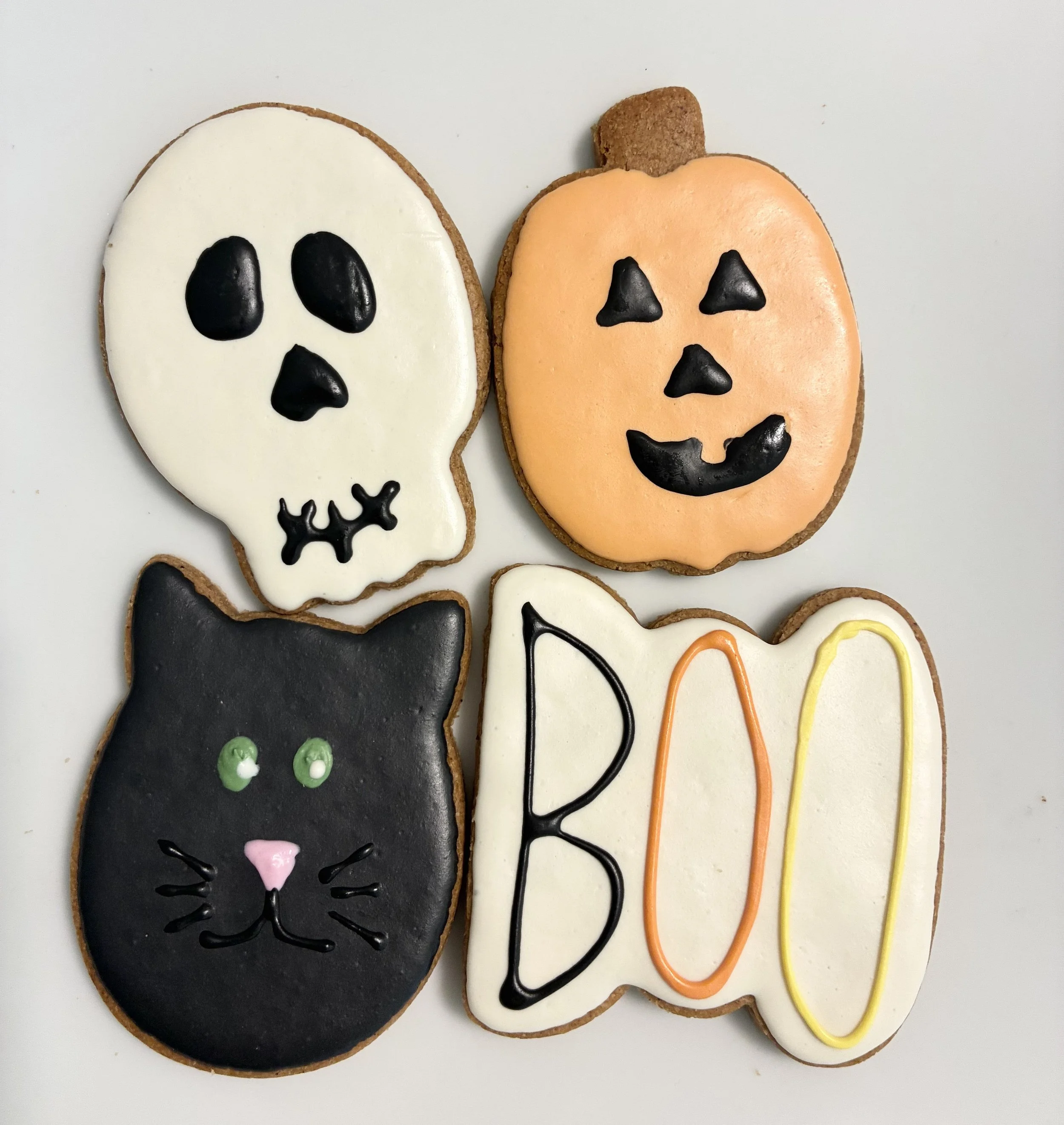 Peanut Butter Iced Cookies - Natural Dog Treats