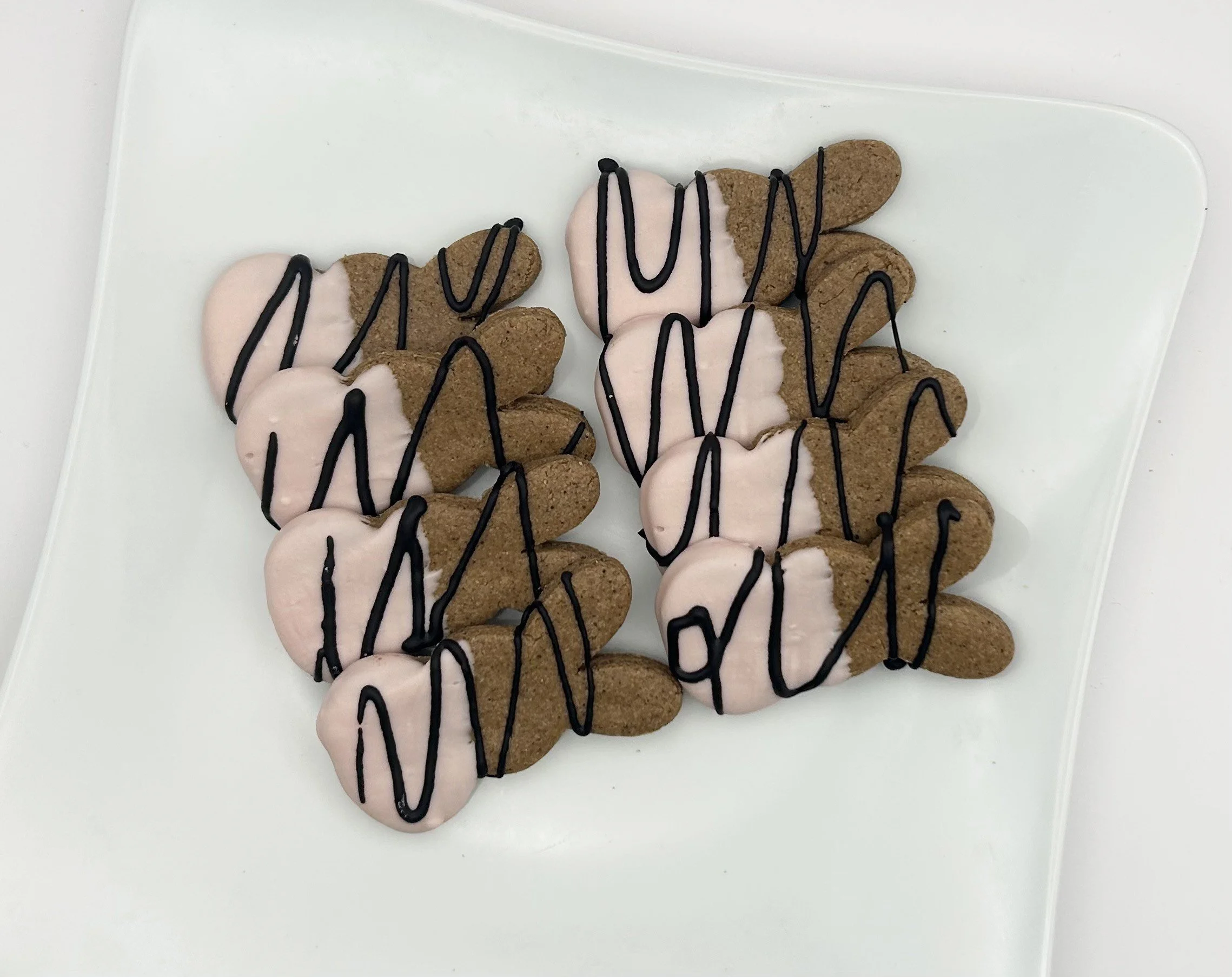 Peanut Butter & Yogurt/Carob - Holiday-Themed Natural Dog Treats