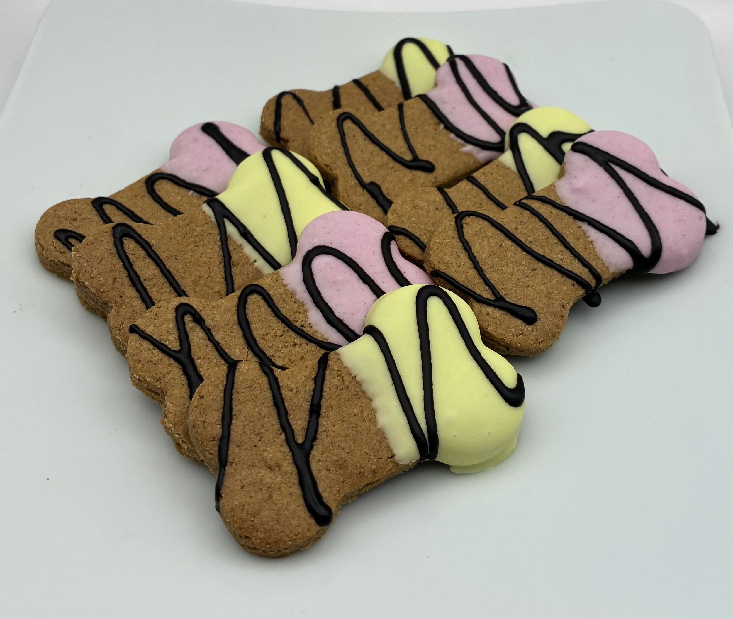 Peanut Butter & Yogurt/Carob - Holiday-Themed Natural Dog Treats