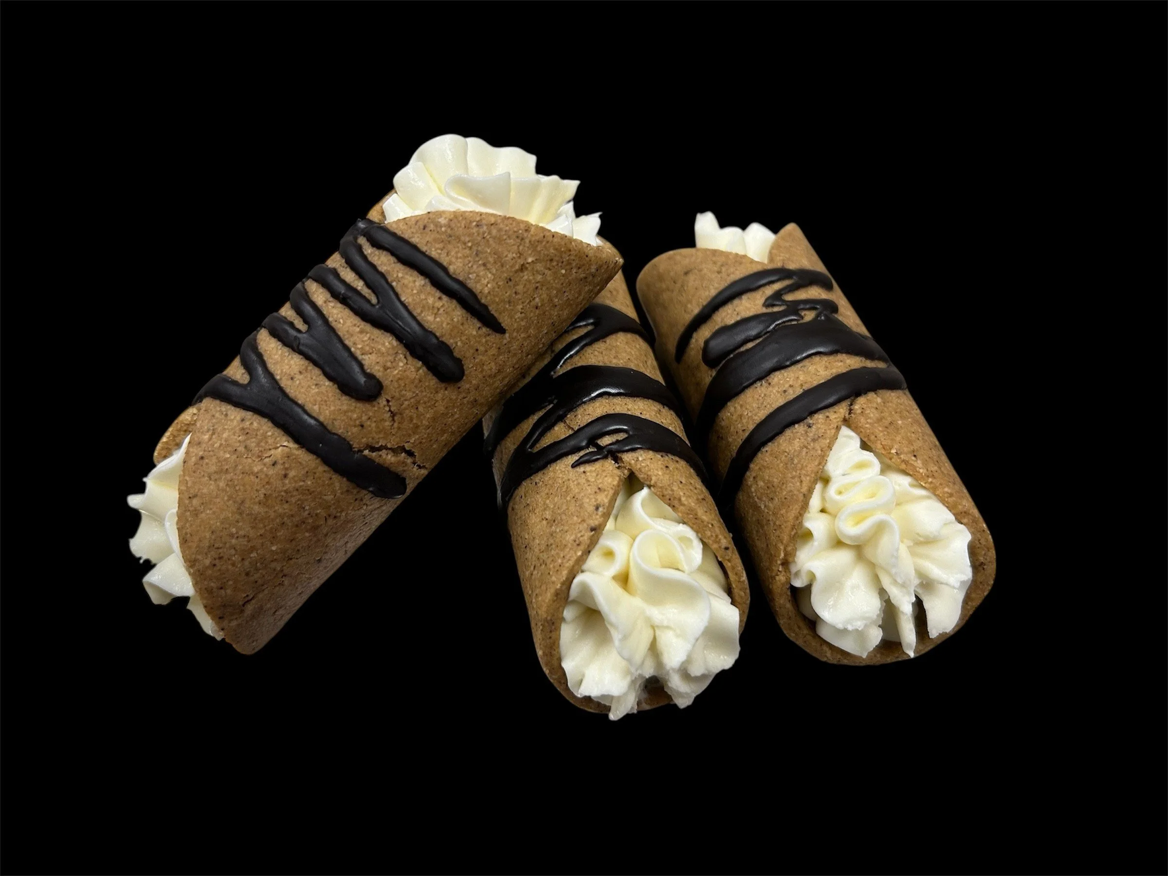 Peanut Butter & Yogurt/Carob (Canine Cannoli) - Natural Dog Treats
