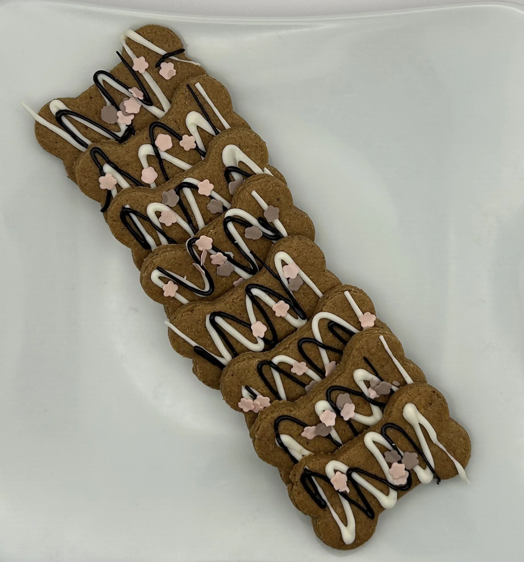Peanut Butter & Yogurt/Carob - Holiday-Themed Natural Dog Treats