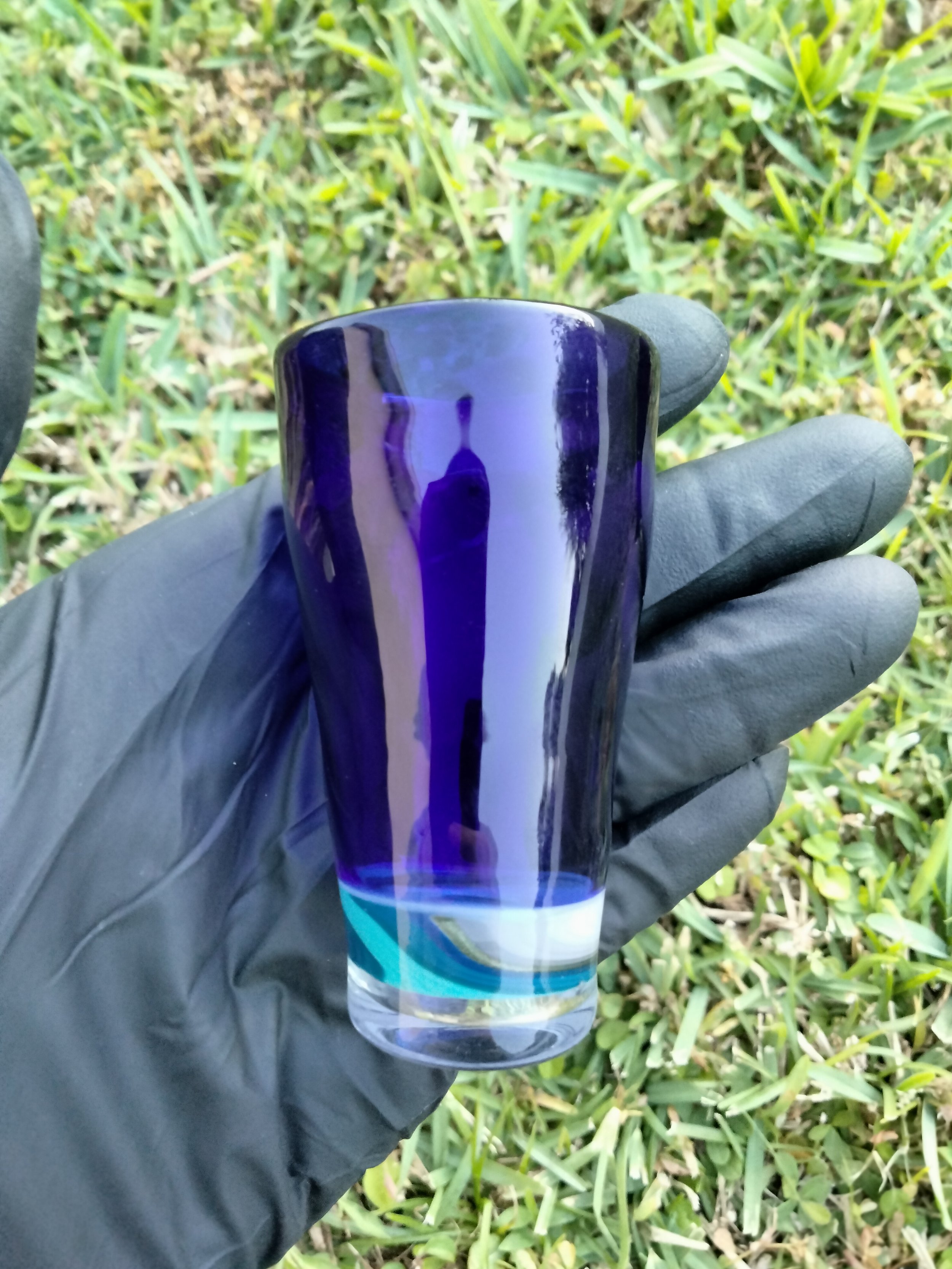 Dark Blue Shotglass