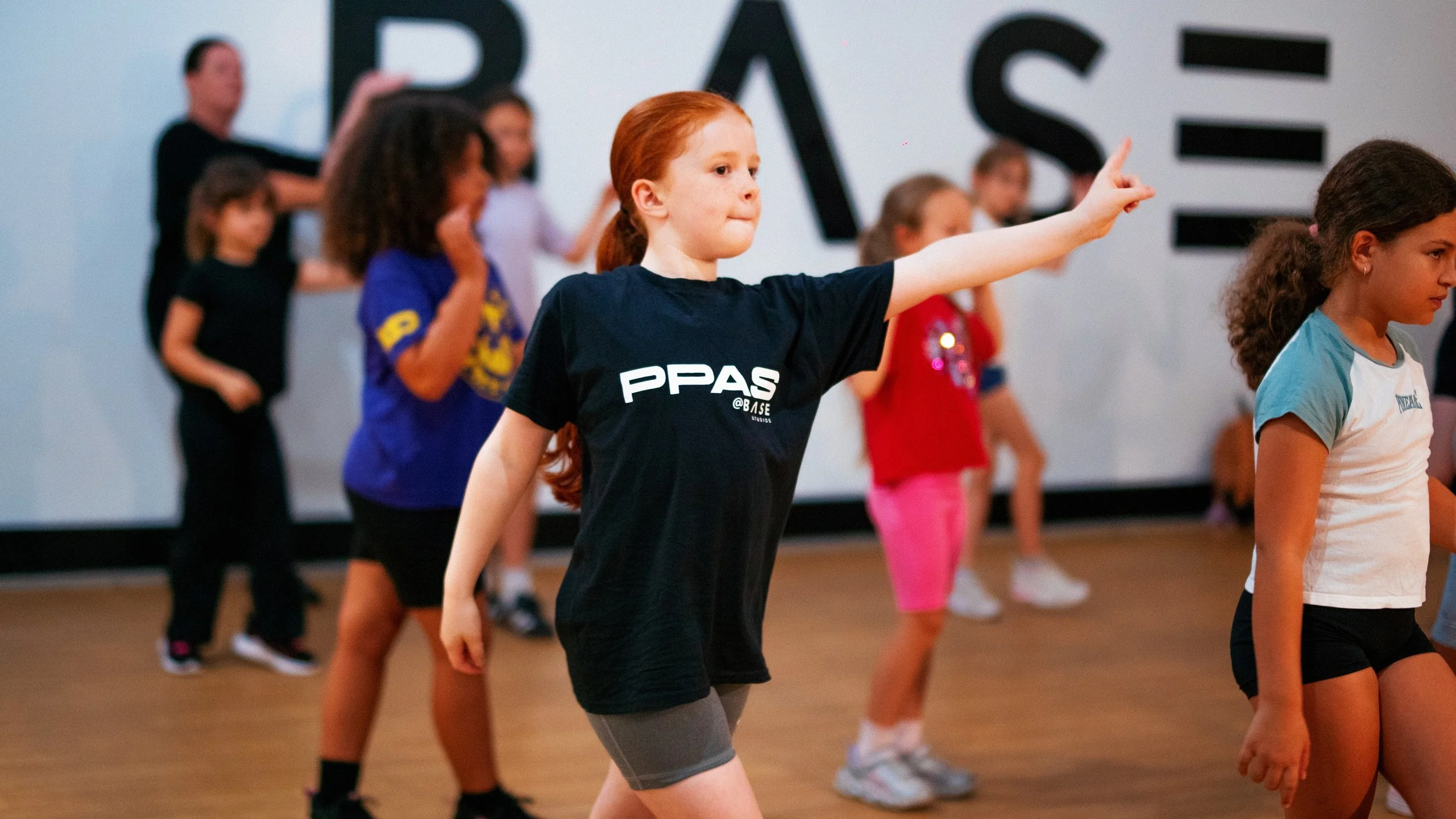 High energy dance classes at PPAS Lambeth where children and teens train together in a positive creative environment