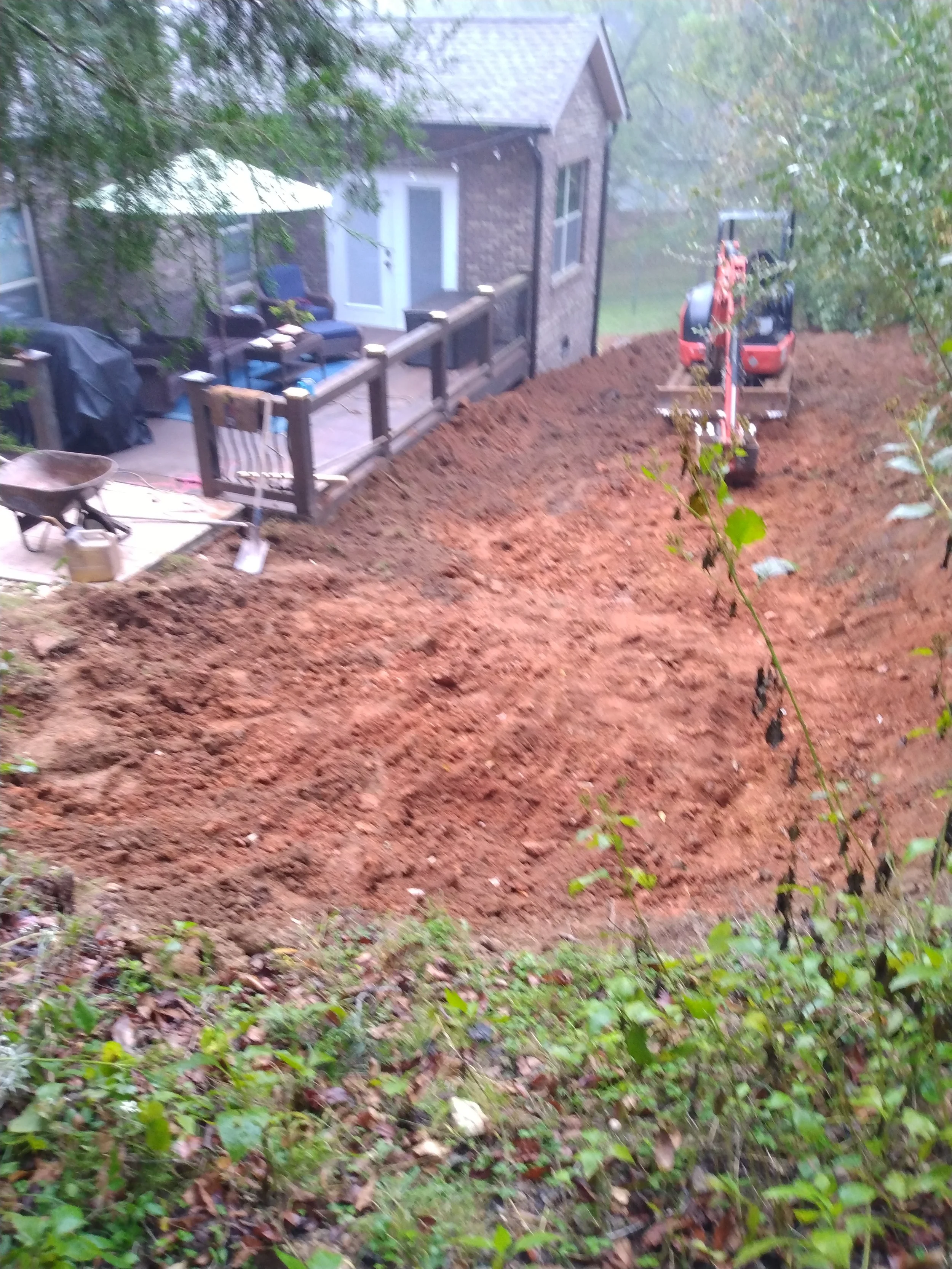 Ingenious deck and porch rebuild using trex material.