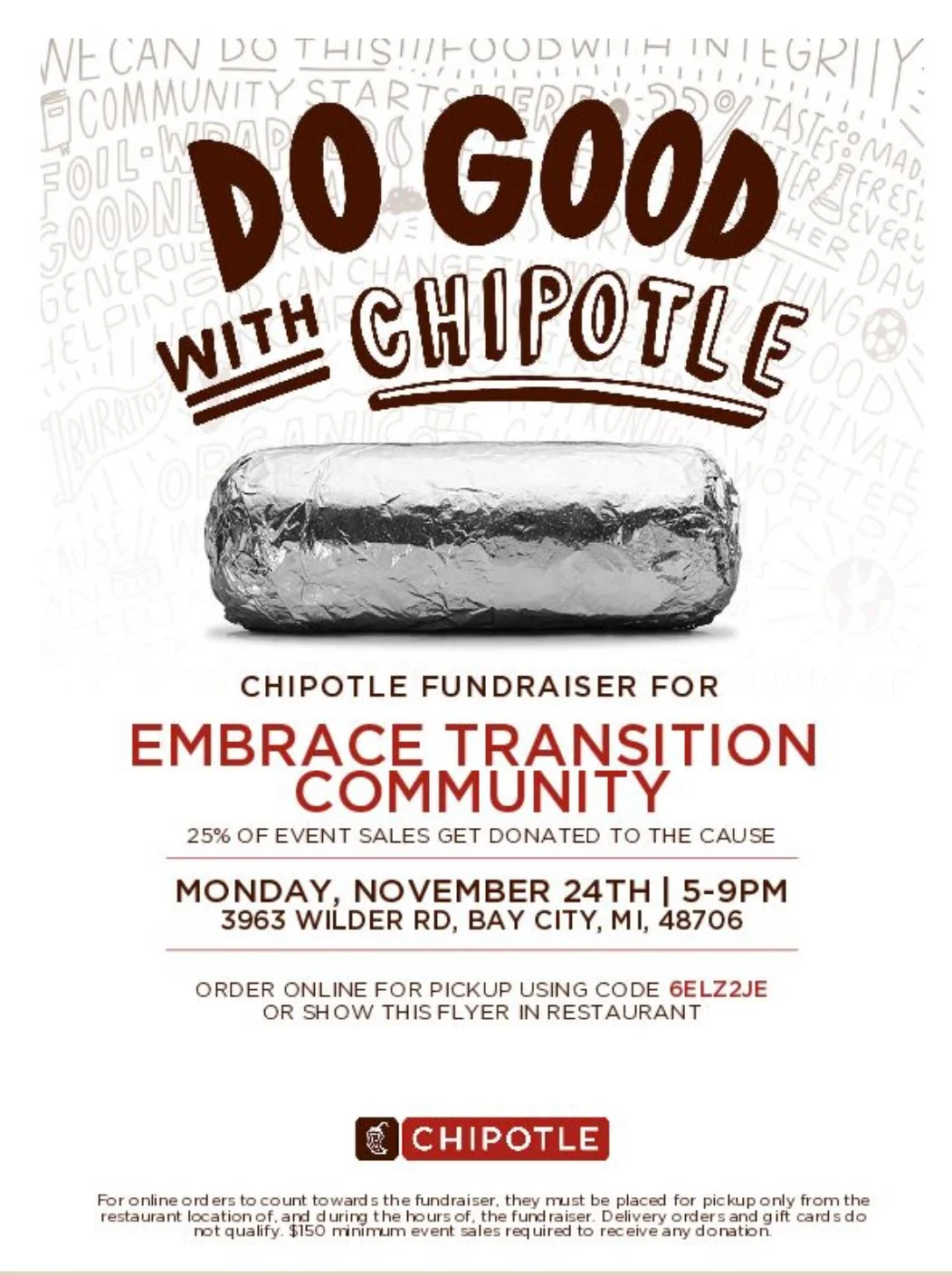 Chipotle Fundraiser