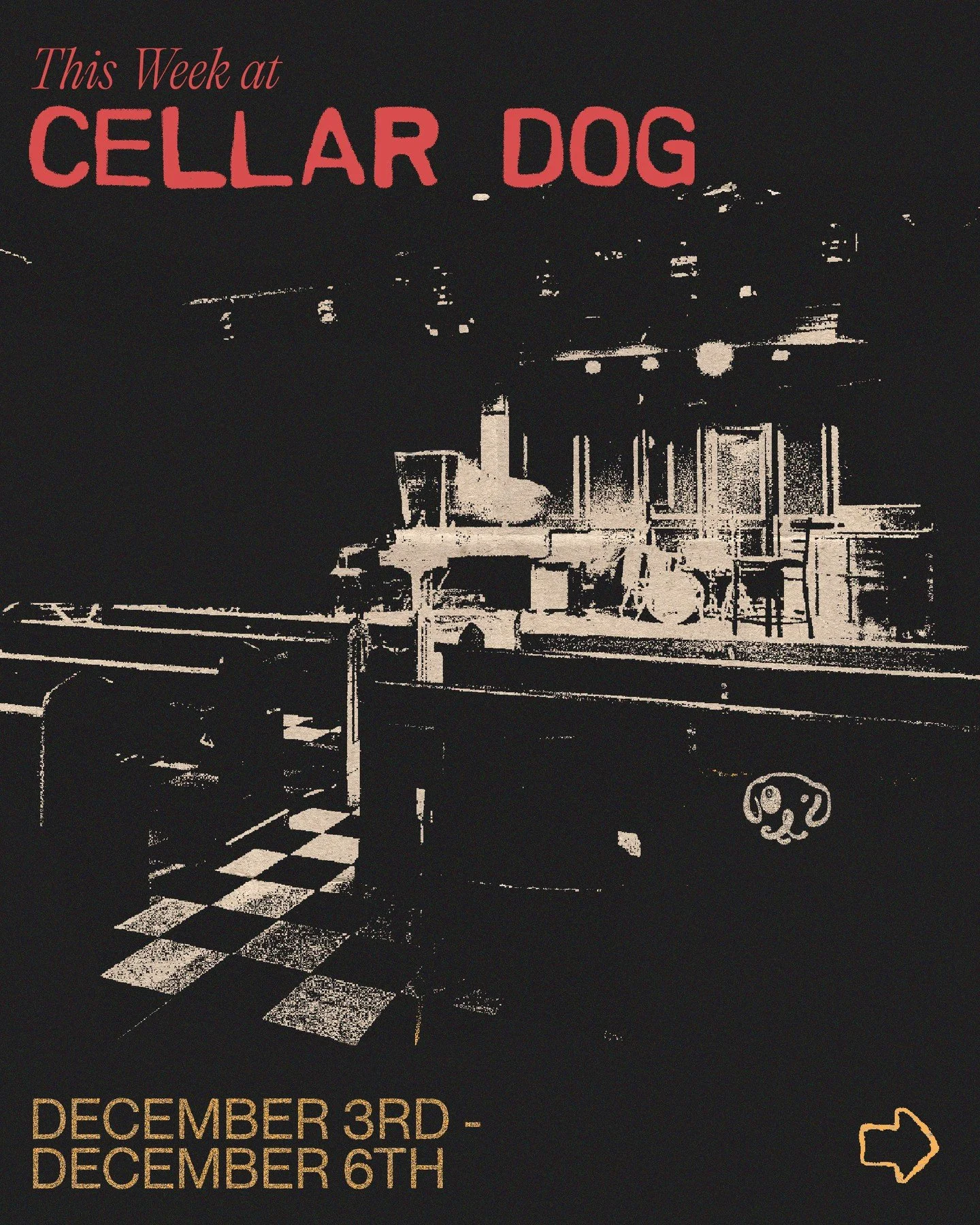 &rsquo;Tis the season for sweaters and the sounds of Cellar Dog

Stay cozy with our 1st December lineup!