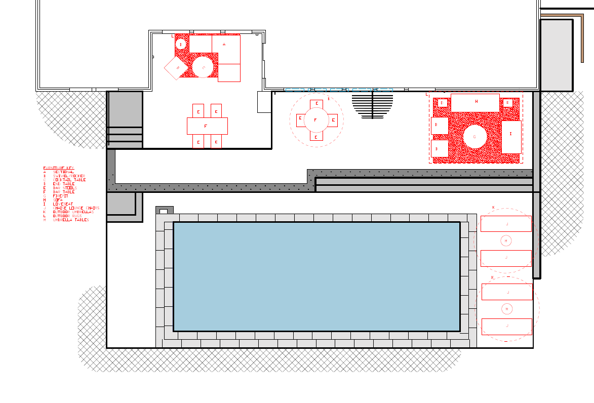Outdoor space planning for furniture in cincinnati ohio