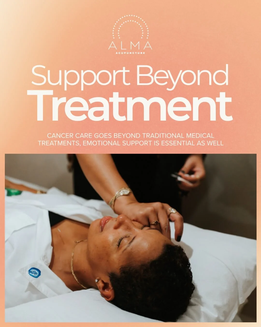 Cancer treatment can ask so much of a person physically, mentally, and emotionally.

In the middle of appointments, procedures, medications, and decisions, having a space where you can simply pause and receive care can be meaningful.

That&rsquo;s pa