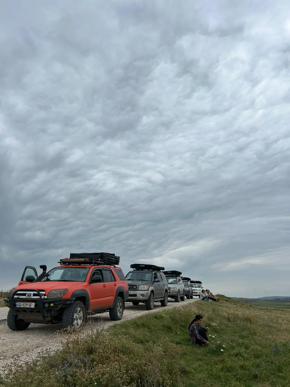 4x4-konvooi op avontuur