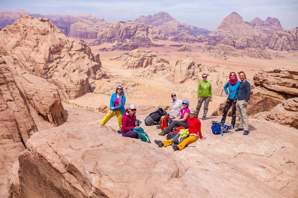 Wandelen door Wadi Rum