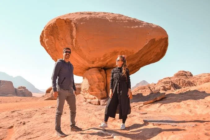 Overnachten midden in de woestijn van Wadi Rum