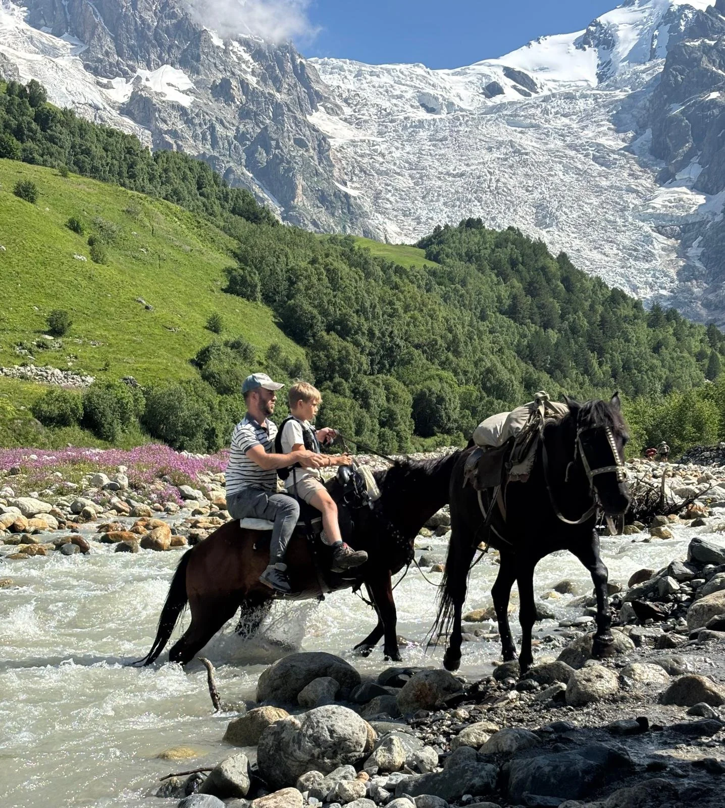 Lokale sfeer in Ushguli