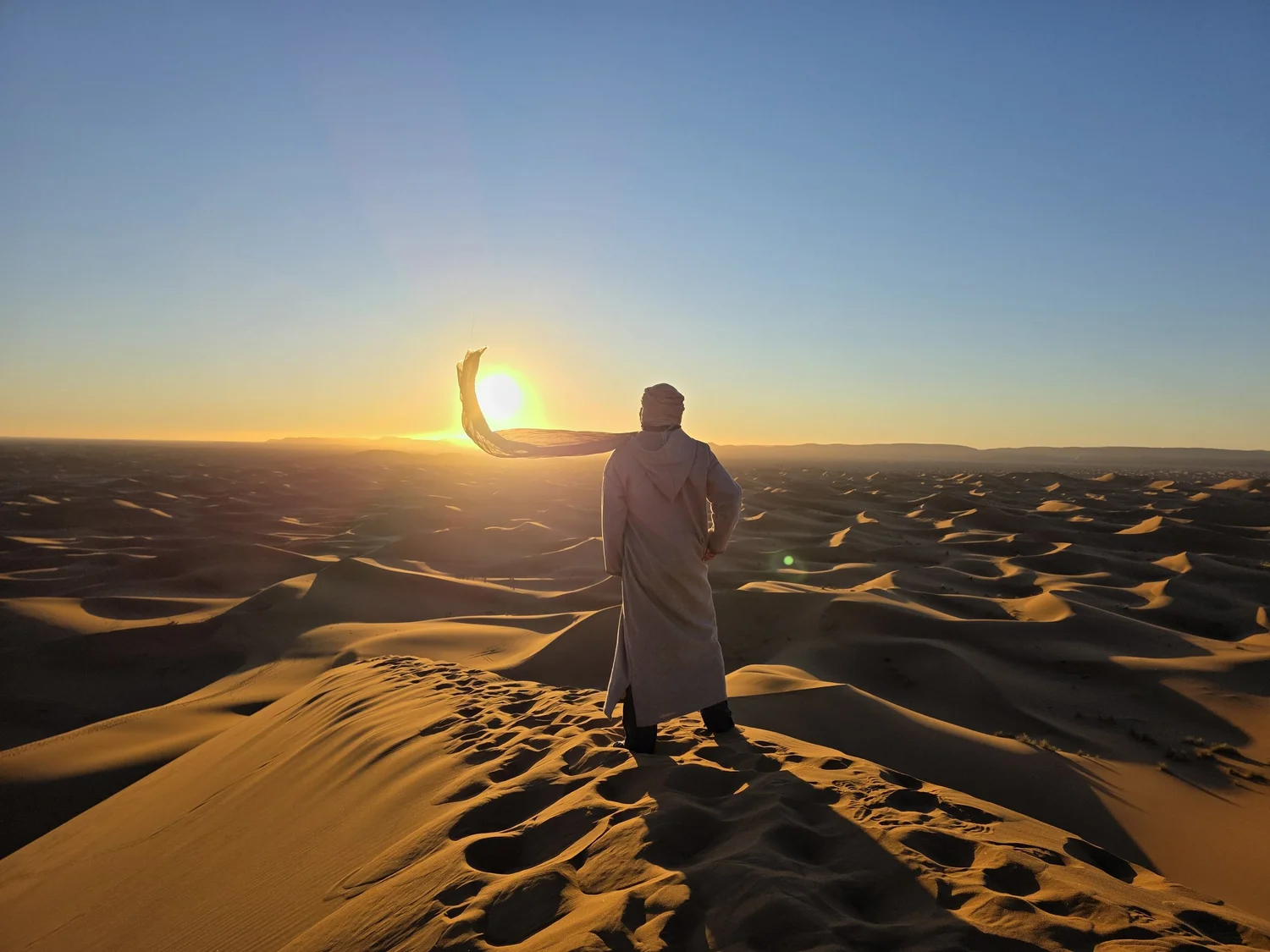 Zonsopkomst in de Sahara