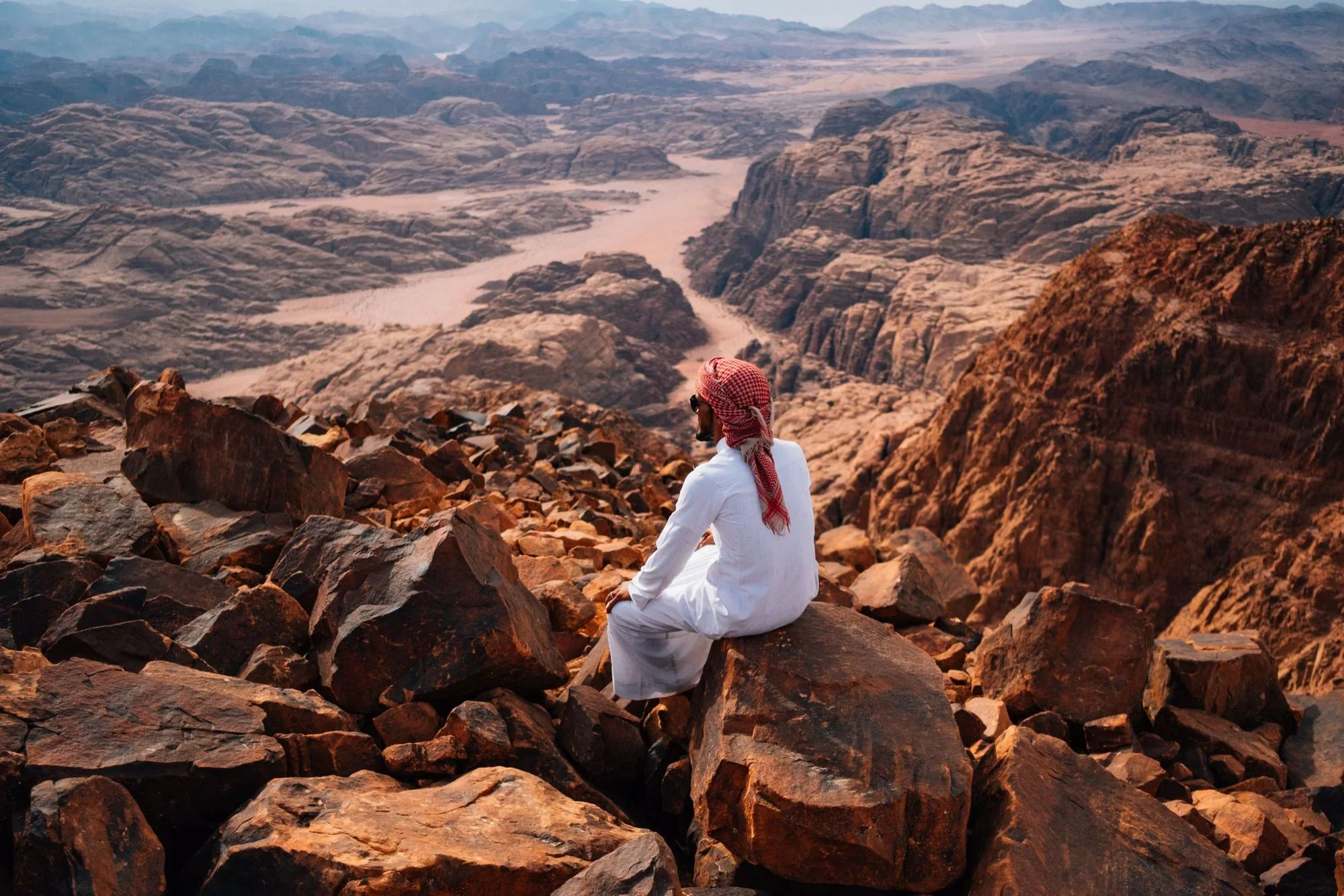 Avontuur tussen de rotsen van Wadi Rum
