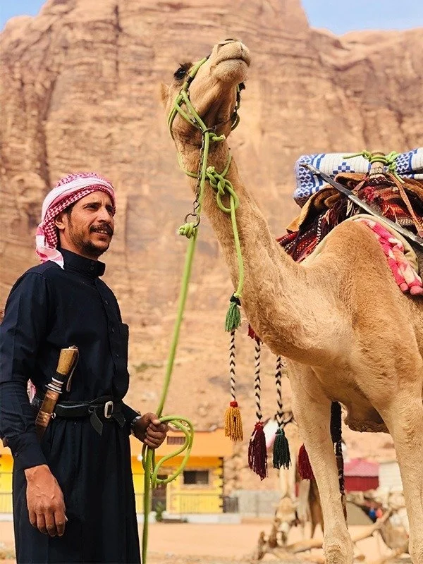 Bedoeïenenfamilie in Wadi Rum