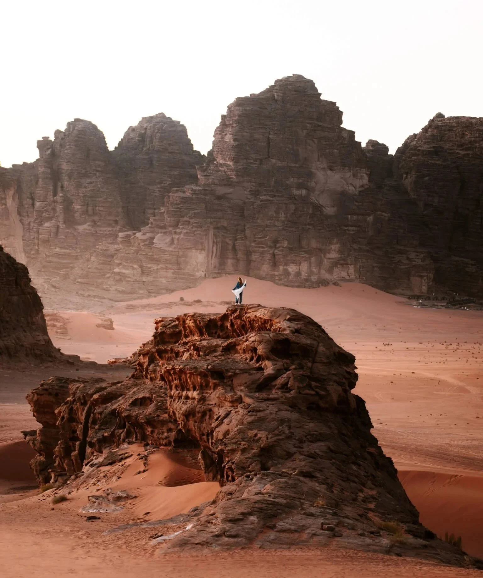 Wandelen door Wadi Rum