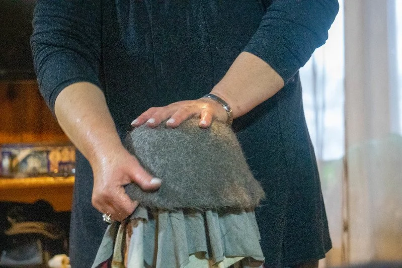Een traditionele Svan-hoed maken