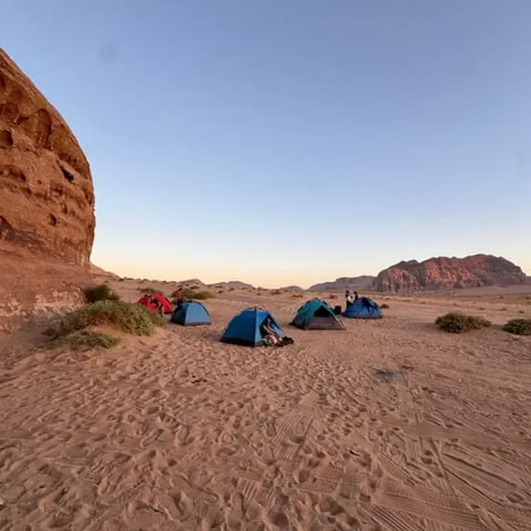Hotel tijdens de Jordanië Trail