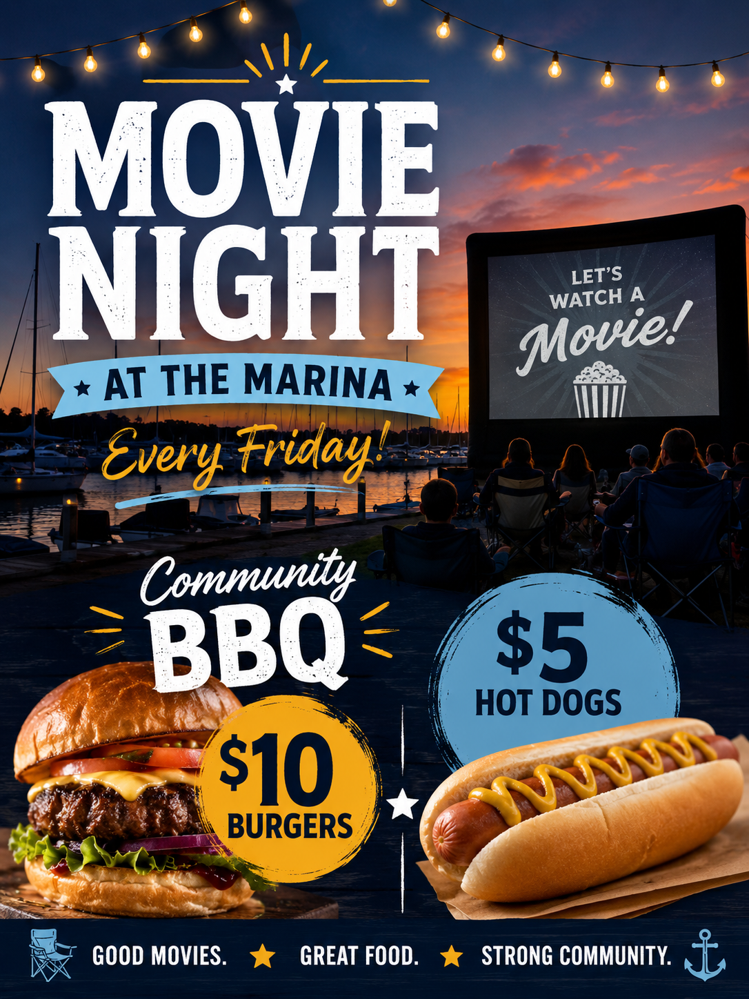 Community BBQ &amp; MOVIE NIGHT
