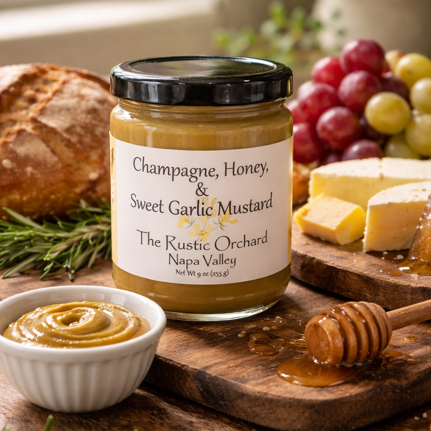 Champagne Honey & Sweet Garlic Mustard