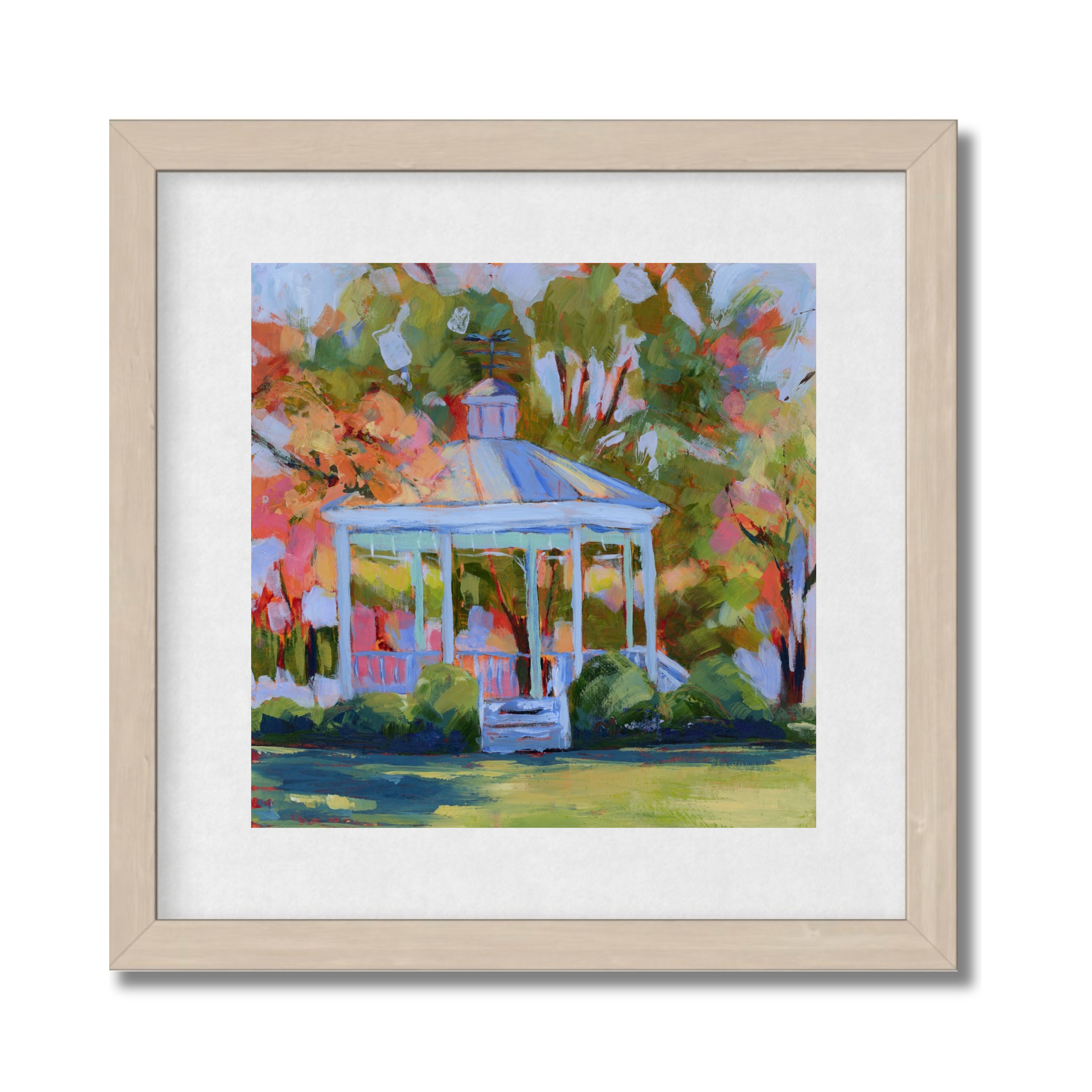Autumn Glow - Lake Bluff Gazebo