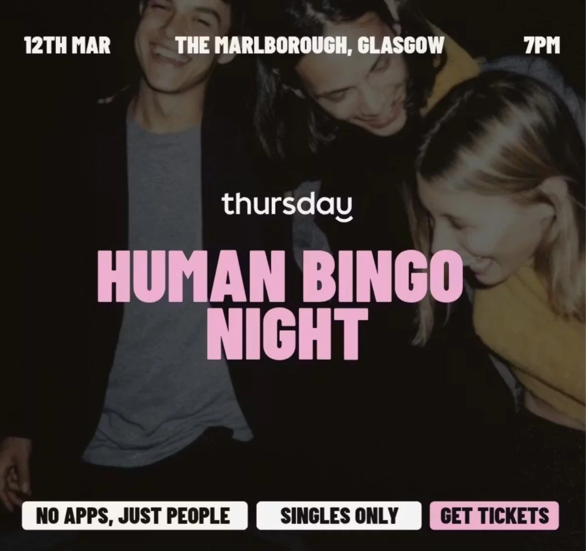 Thursday | Human Bingo Event
